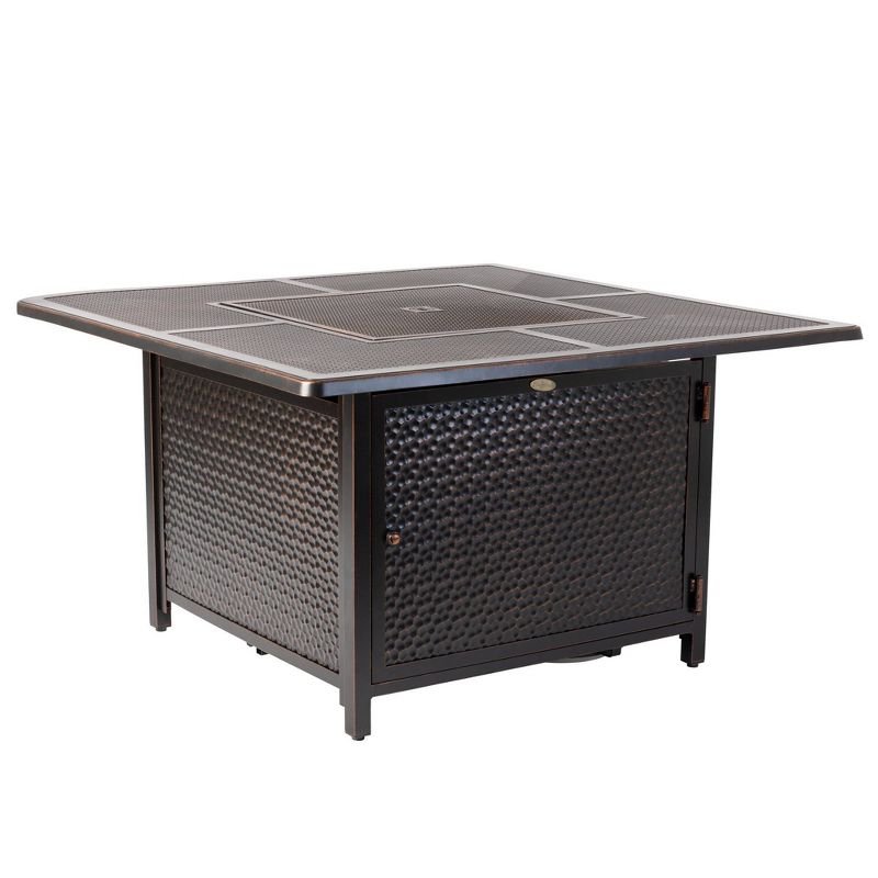 Walkers Square Aluminum LPG Fire Pit - Fire Sense