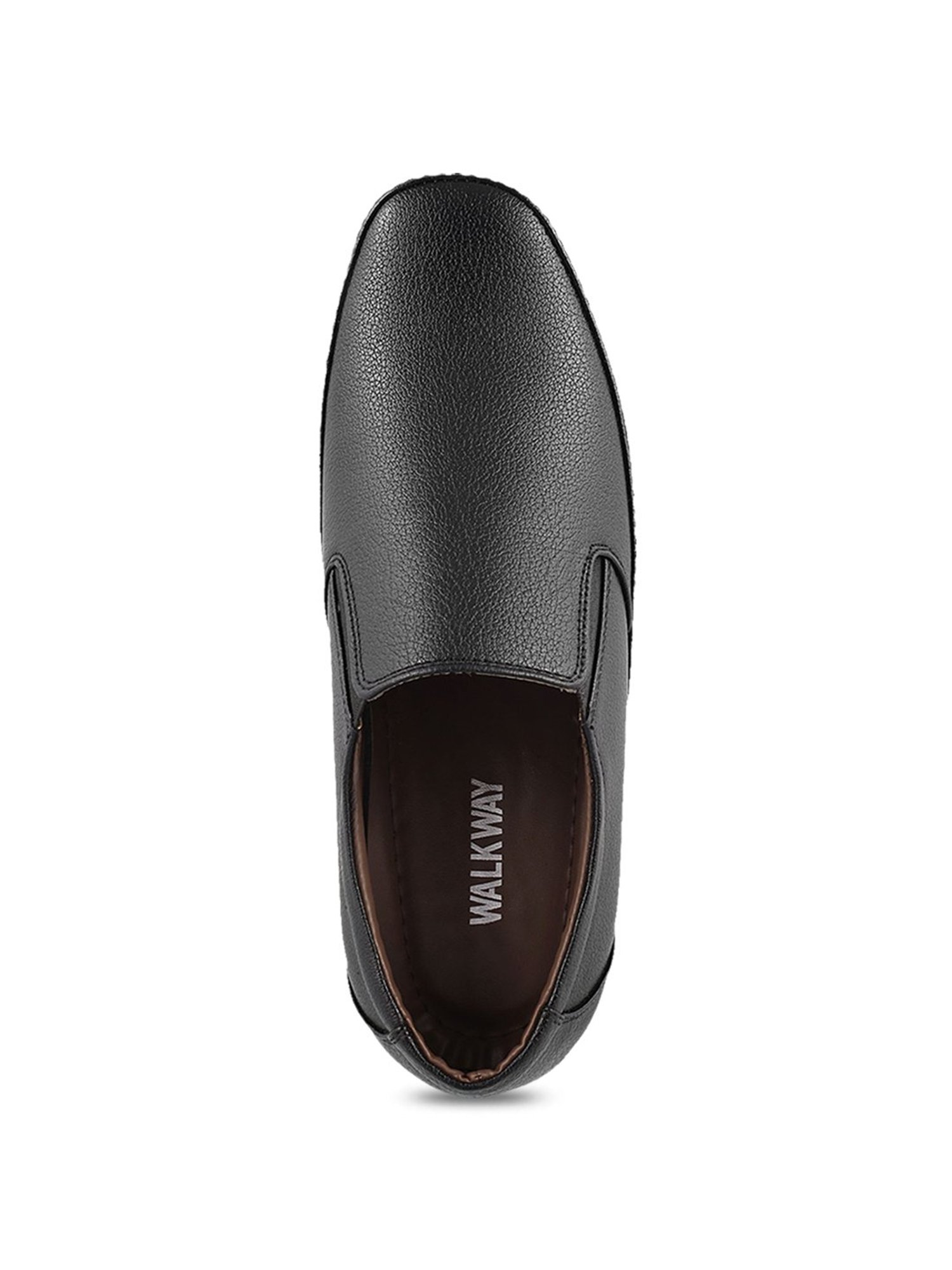 Walkway Black Formal Slip-Ons