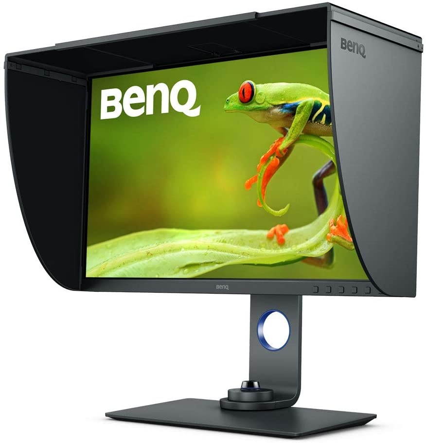 BenQ SW270C PhotoVue 27 Inch QHD 1440P IPS Photo Editing Monitor | HDR, 99% Adobe RGB, sRGB, REC 709 | AQcolor Technology for Accurate Reproduction, Black