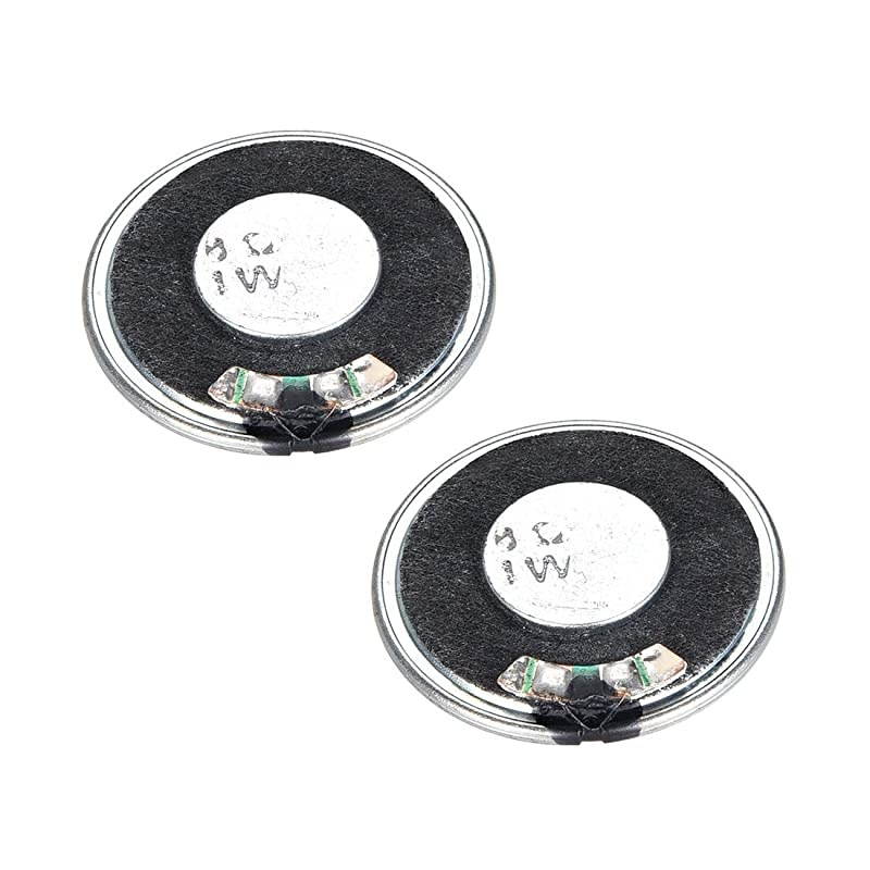 1W 8 Ohm DIY Speaker 36mm Round Shape Replacement Loudspeaker 2pcs