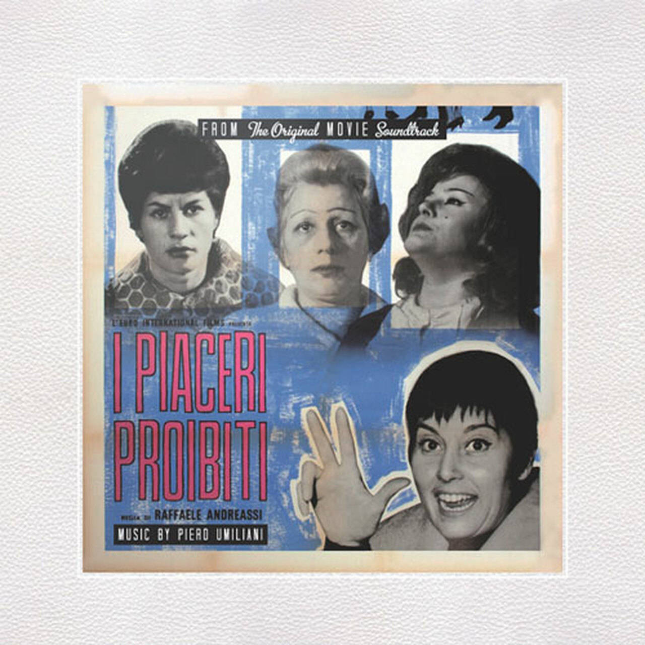 Piero Umiliani I Piaceri Proibiti Soundtrack Numbered Limited Edition 180g Import LP (Blue Vinyl)