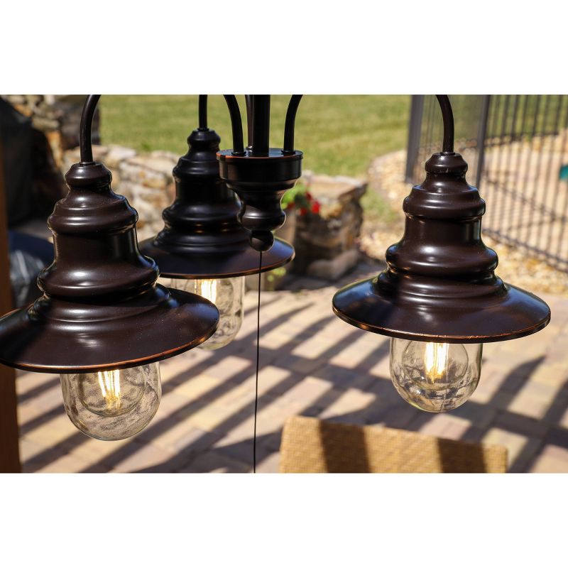 Bel Air Lighting Outdoor Hanging Pendant Black