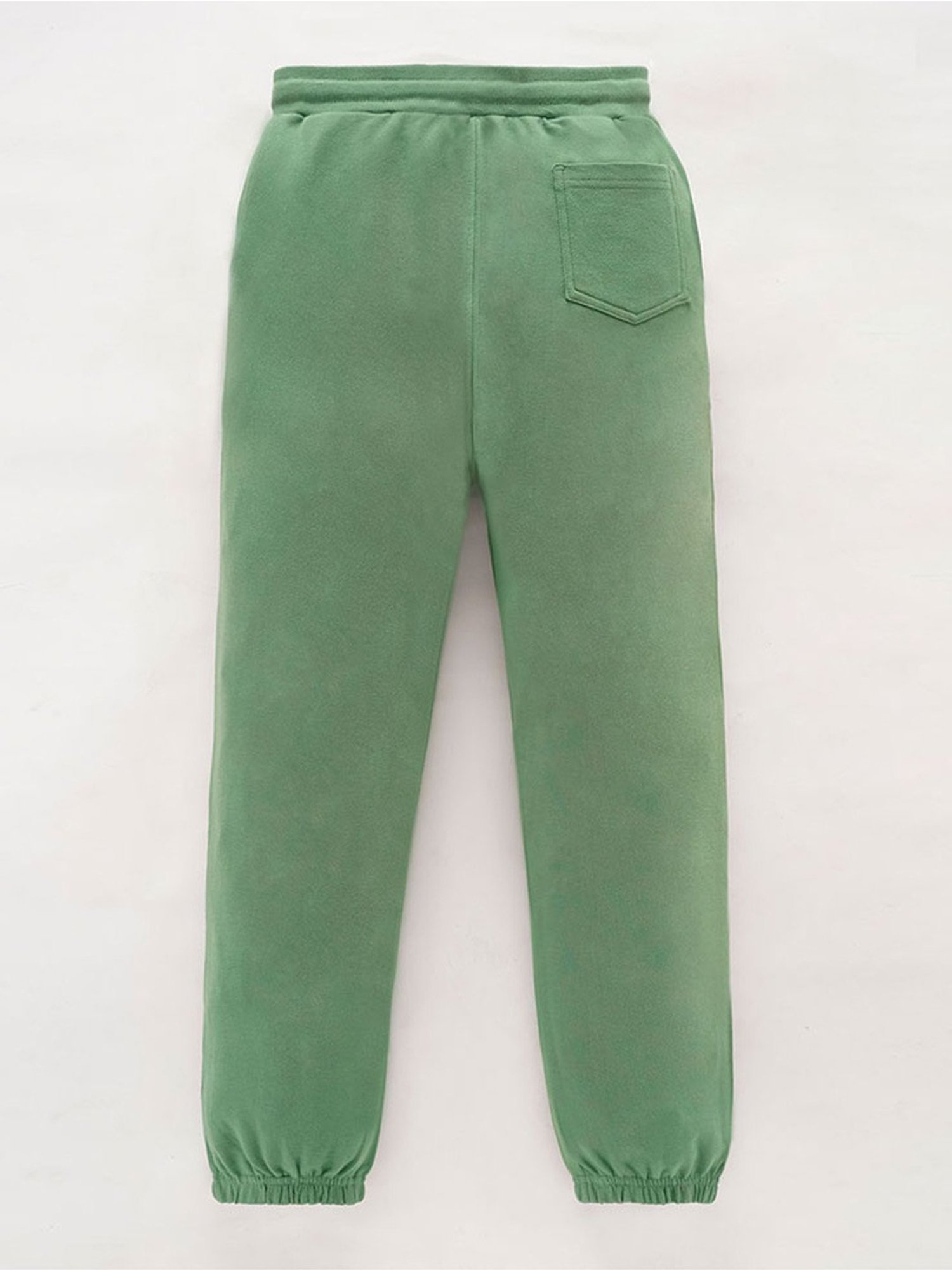 Edheads Kids Green Cotton Printed Joggers
