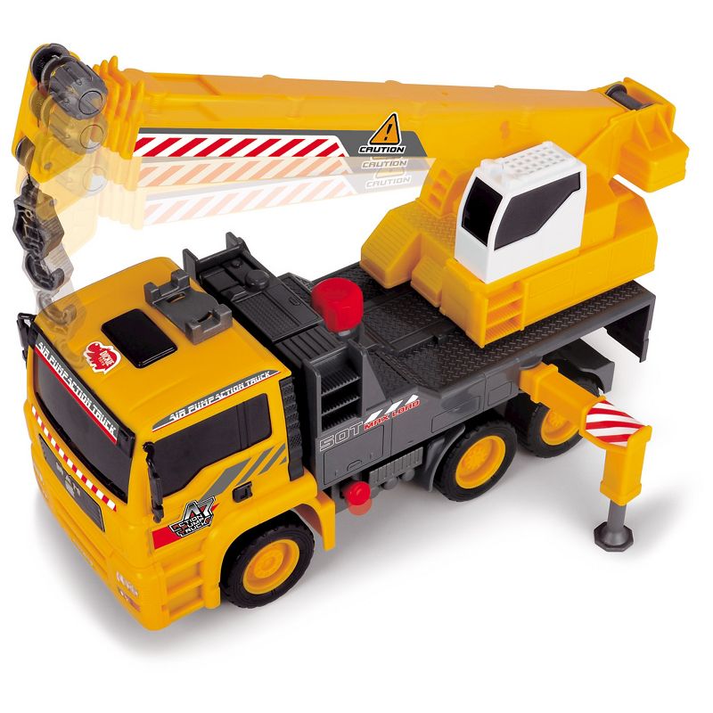 Dickie Toys - 12 Inch Air Pump Action Mobile Crane Truck