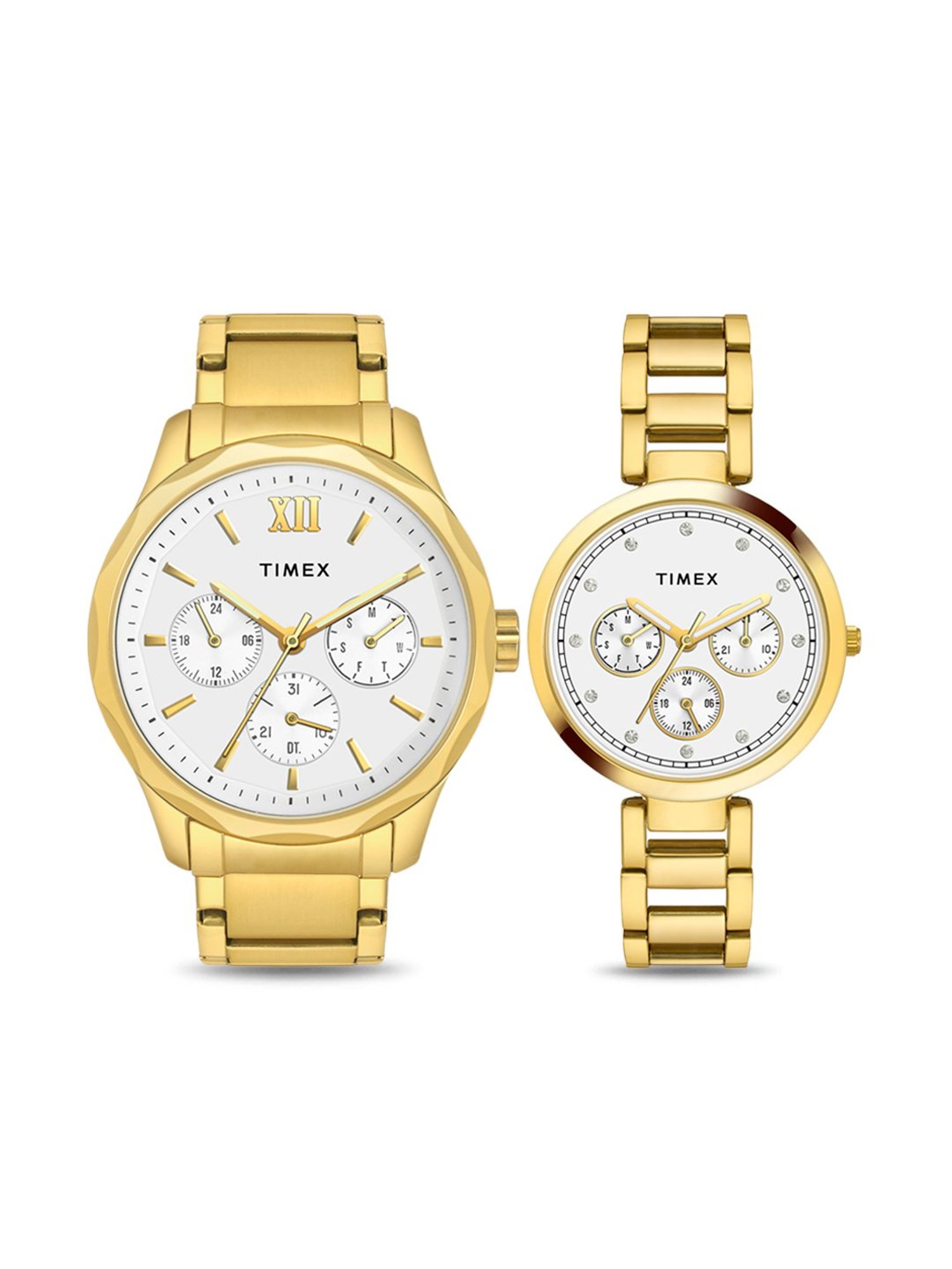Timex TW00PR277 Lagan Pairs Analog Couples Watch