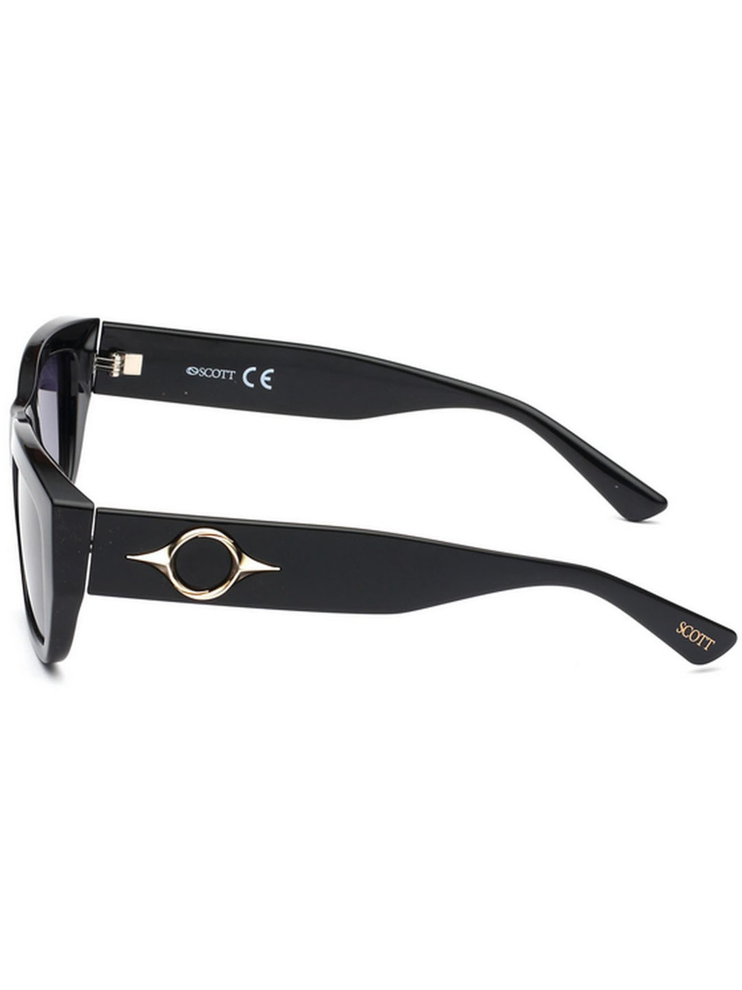 SCOTT Grey Rectangular UV Protection Sunglasses for Women