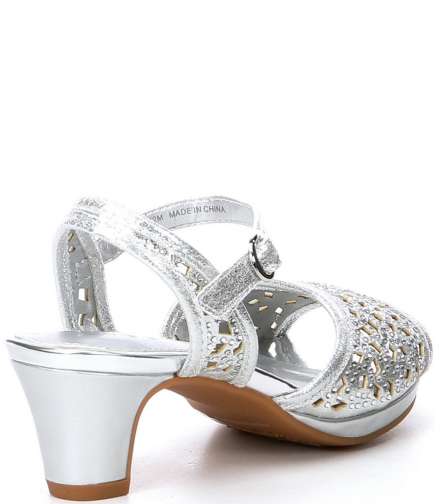Copper Key Girls' Flutterr Jeweled Dress Sandals (Youth)