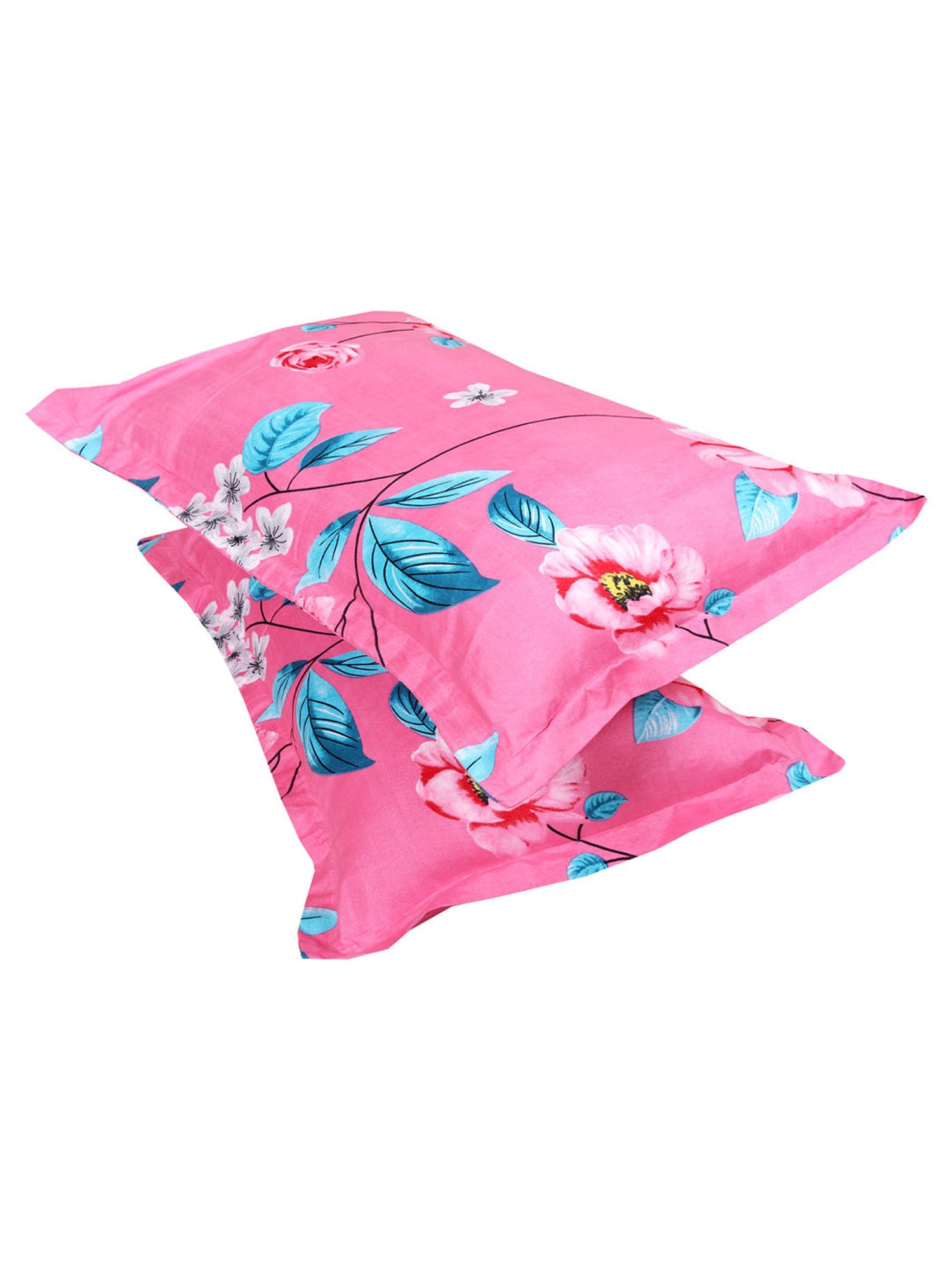 Romee Pink Microfibre Floral Bed Sheets