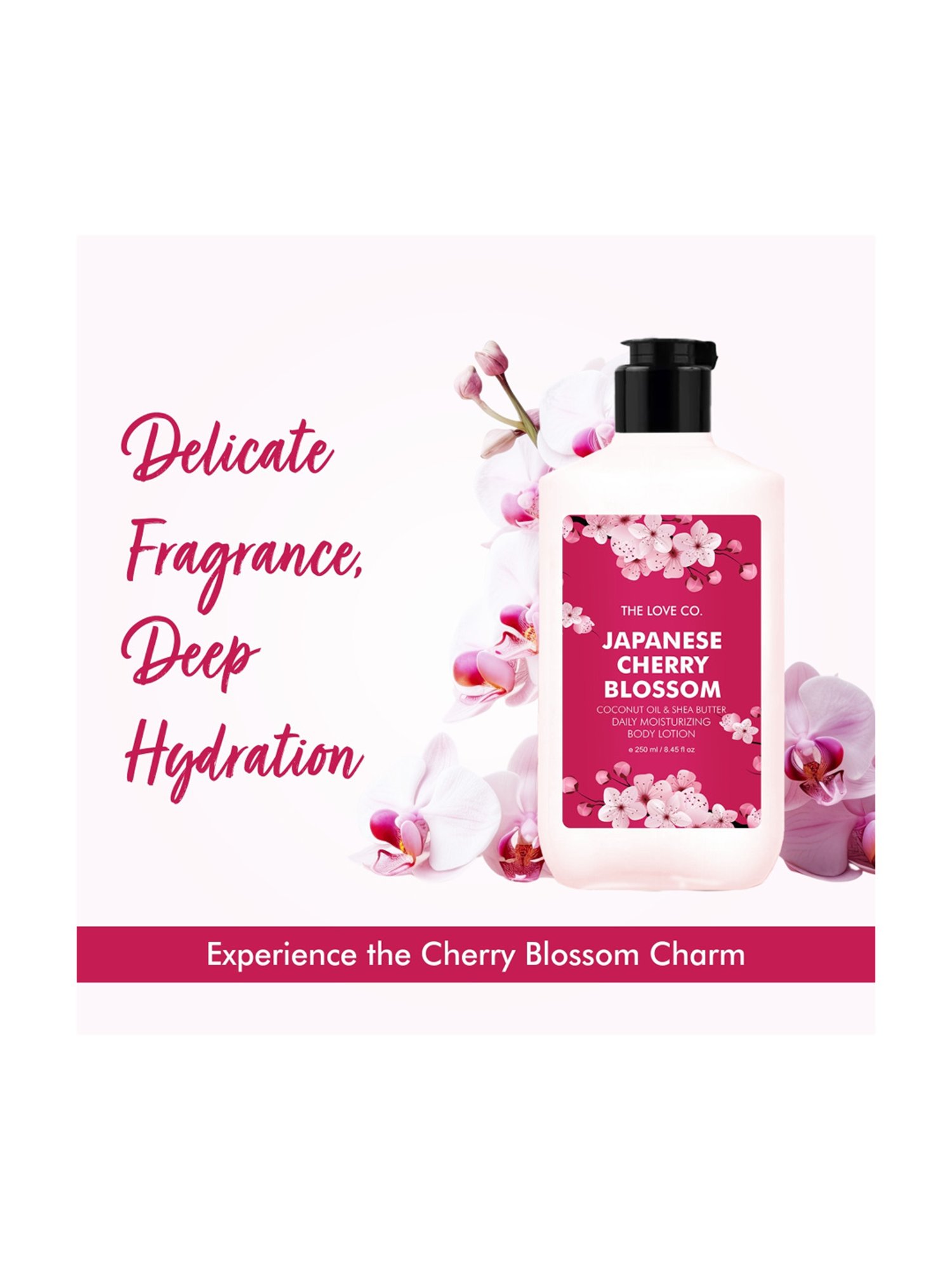 The Love Co. Japanese Cherry Blossom Body Lotion - 295 ml