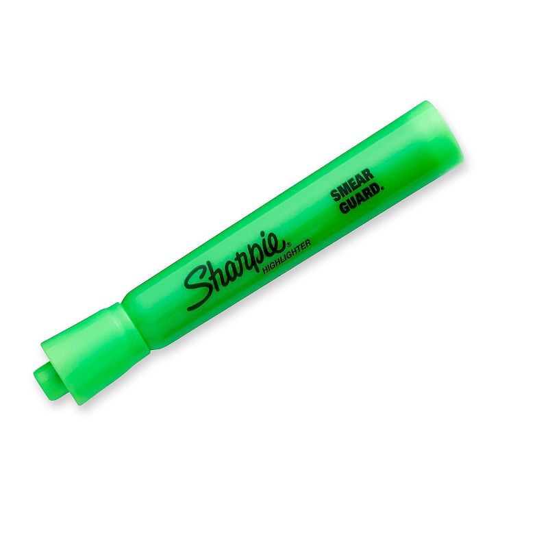 Sharpie Accent Tank Style Highlighter Chisel Tip Fluorescent Green Dozen 25026