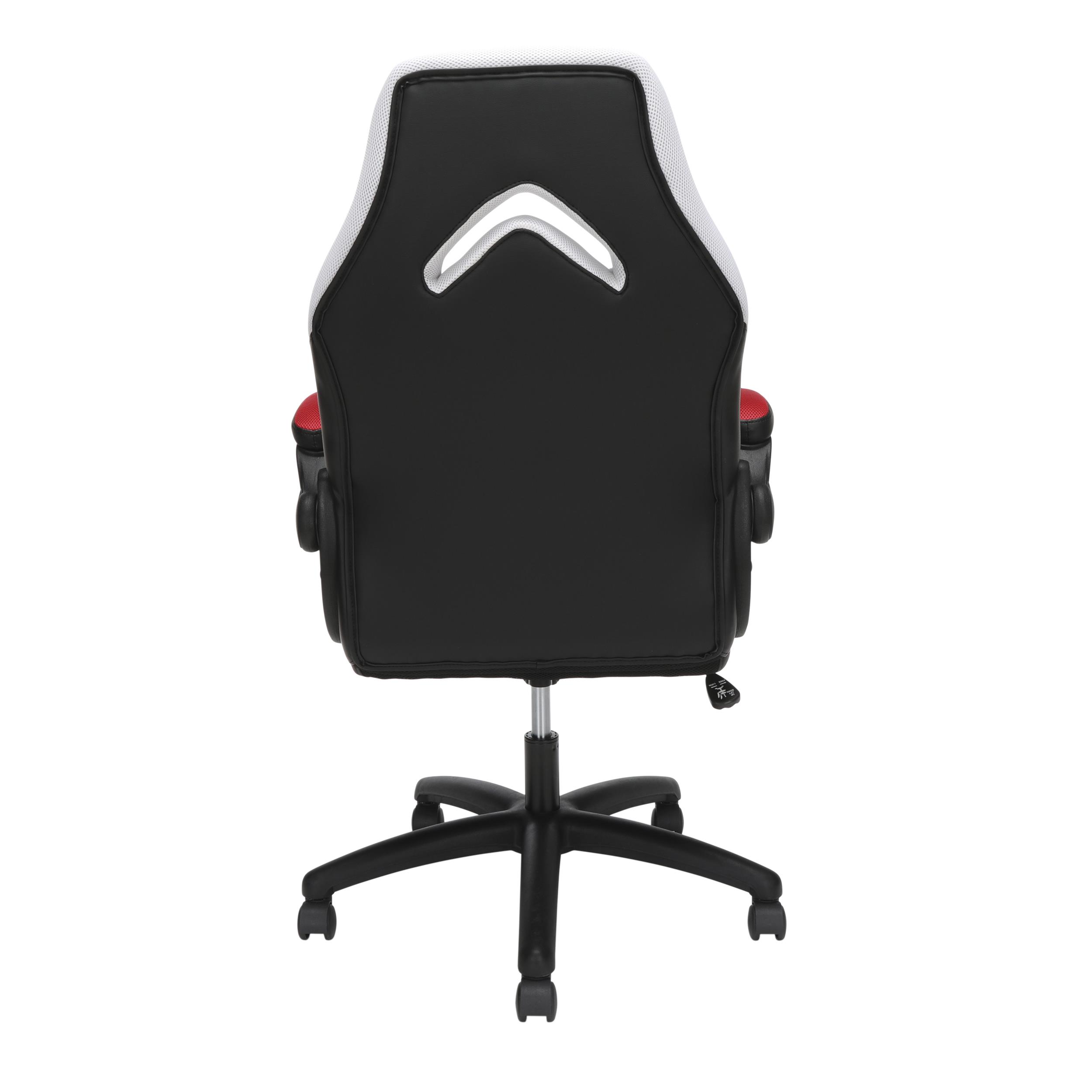 Gaming Chair, Racing Style Computer Desk Chair Padded Armrests Ergonomic Lumbar Support Adjustable Height