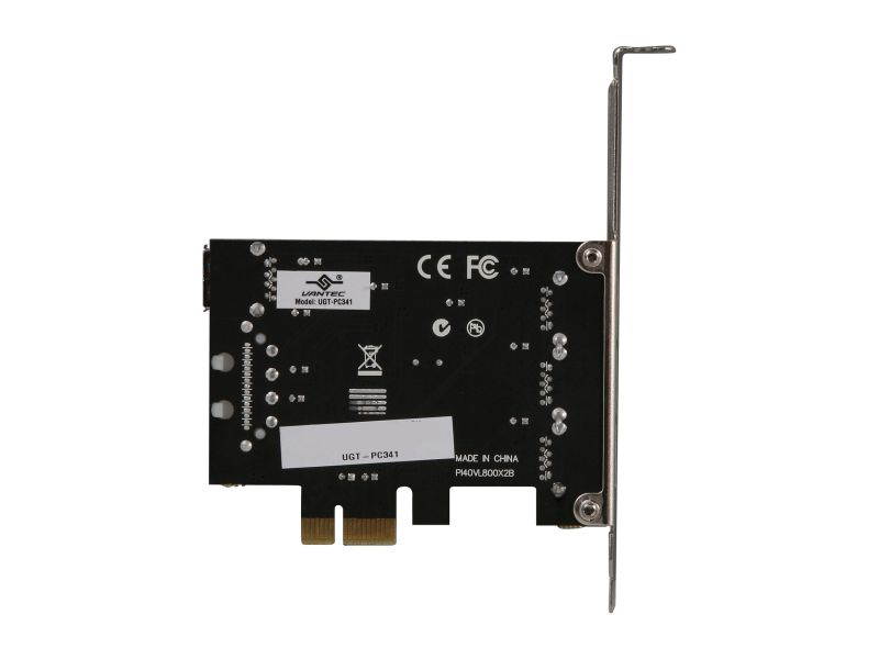VANTEC 3-Port USB 3.0 Type A/C PCIe Host Card Model UGT-PC331AC