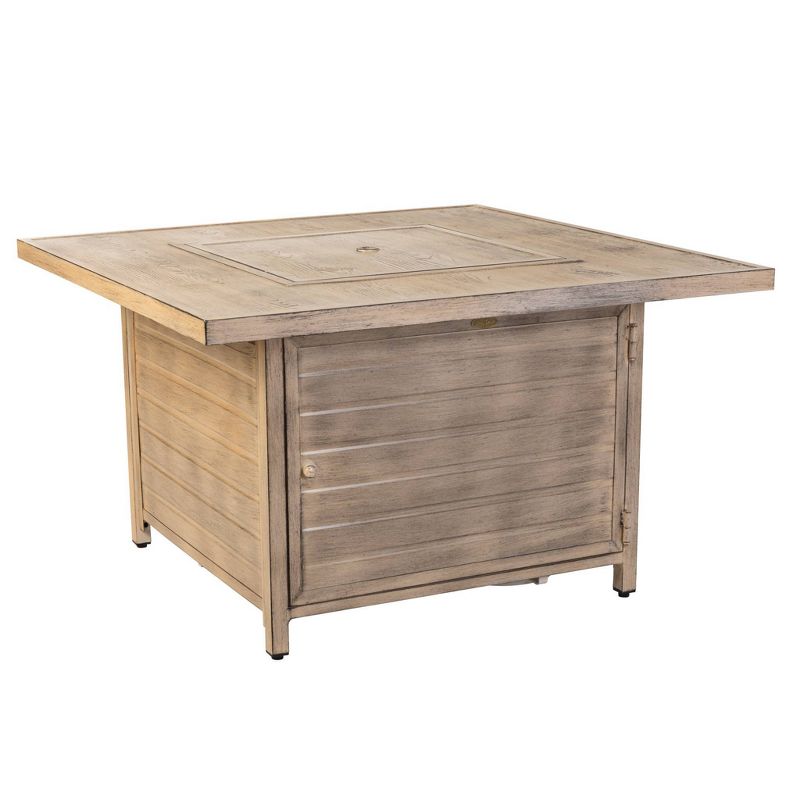 Thatcher Round LPG Fire Pit - Driftwood - Fire Sense