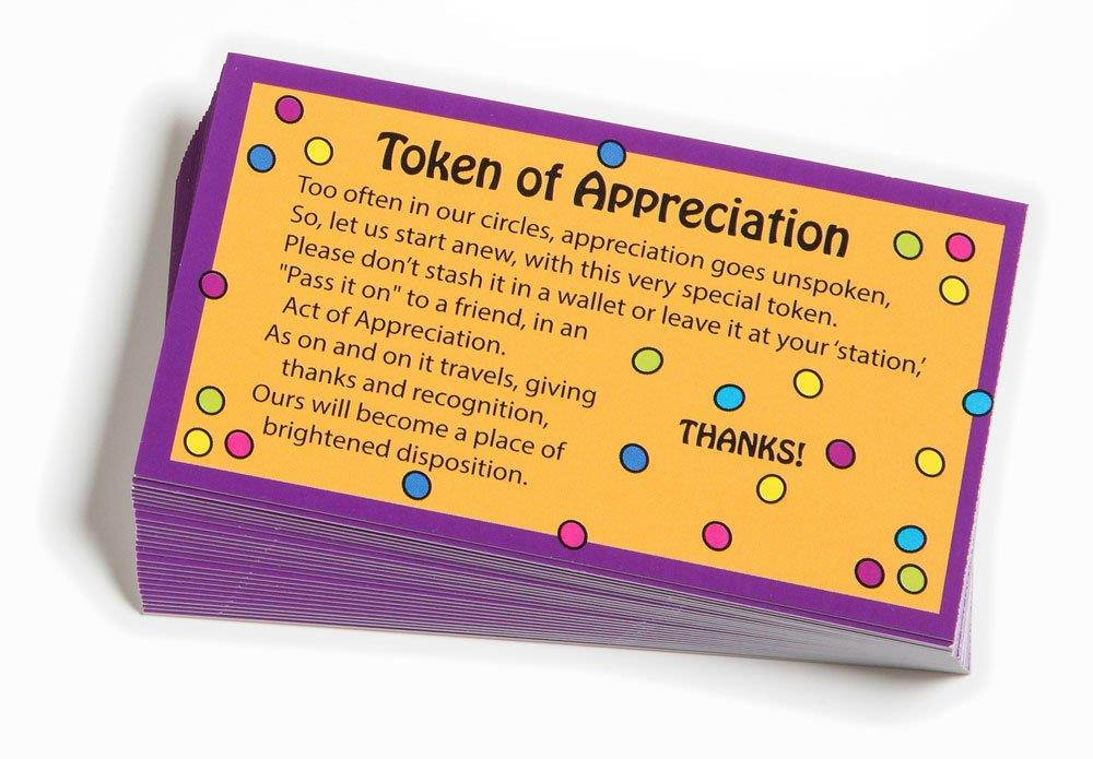 Tokens of Appreciation and Cards (set of 10)