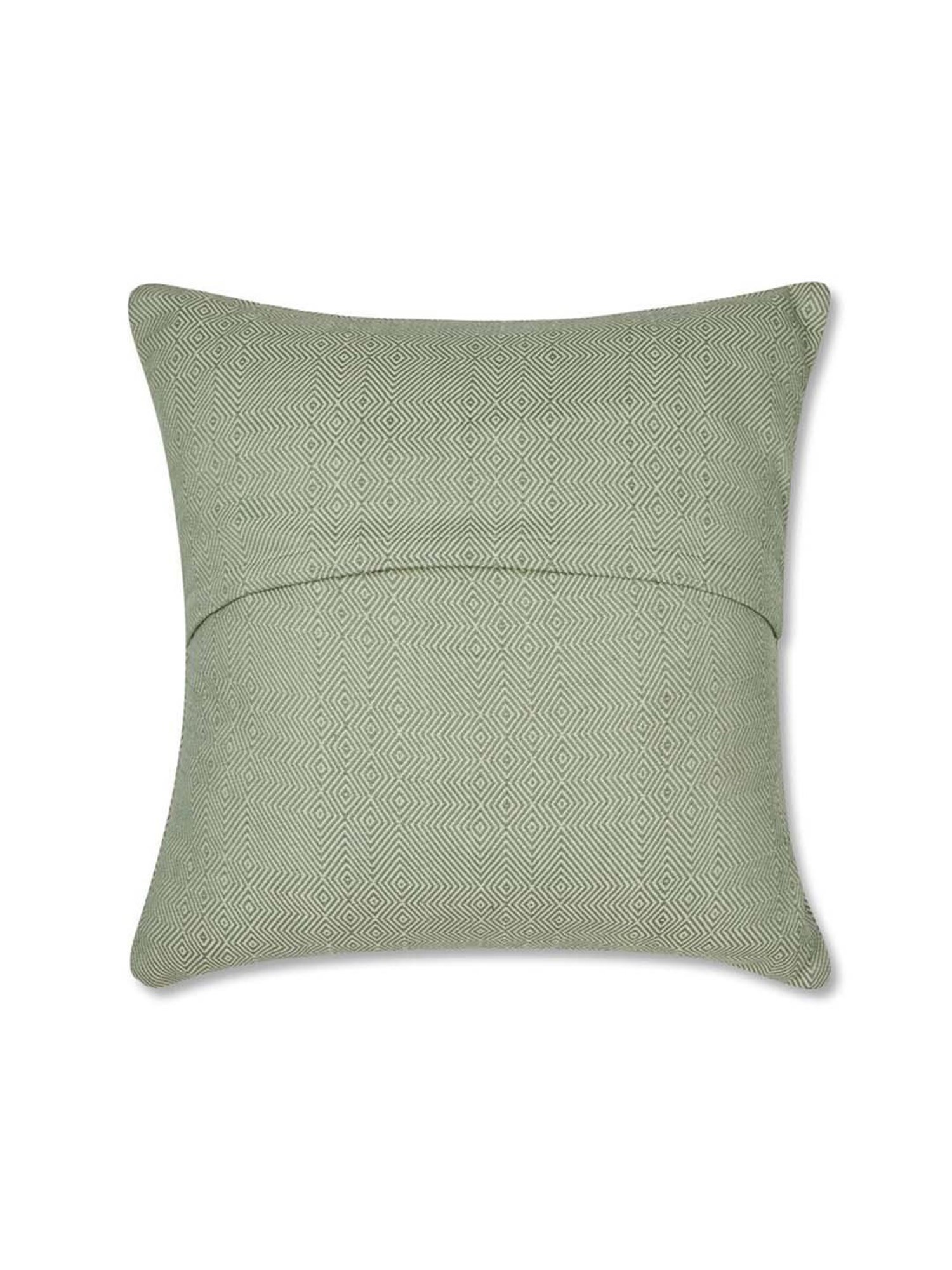 Fabindia Standalone Green Cotton Cushion Cover