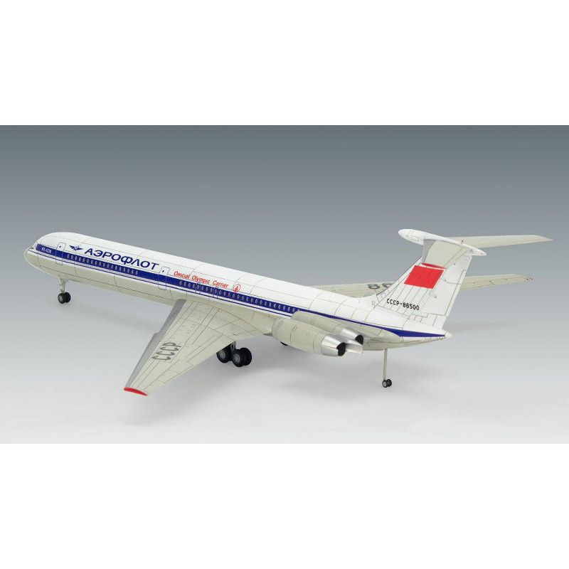ICM Models 14405 Ilyushin-62M Soviet Passenger Aircraft 1/144 Scale Model Kit