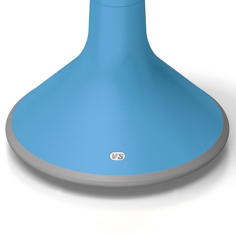 Gaiam Kid Classic Stability Balance Ball Chair with Reliable 4 Wheel Base to Adopt Healthy Posture, Keep Body Active, and Mind Engaged, Orange & Gray