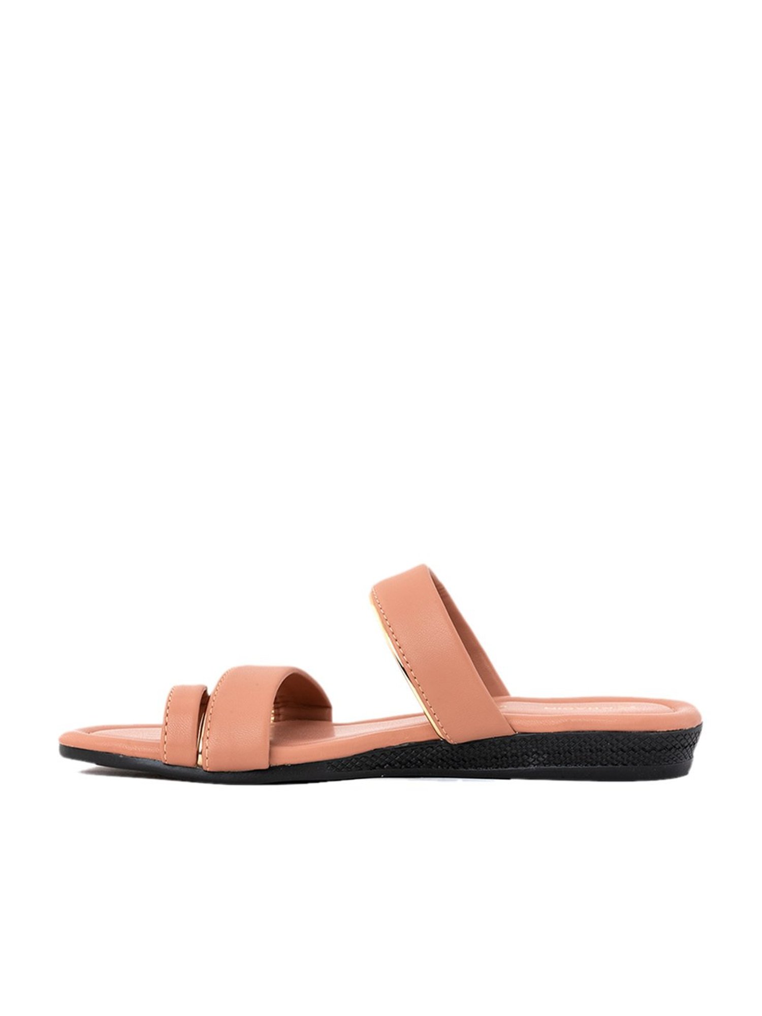Khadim Women's Pink Toe Ring Wedges