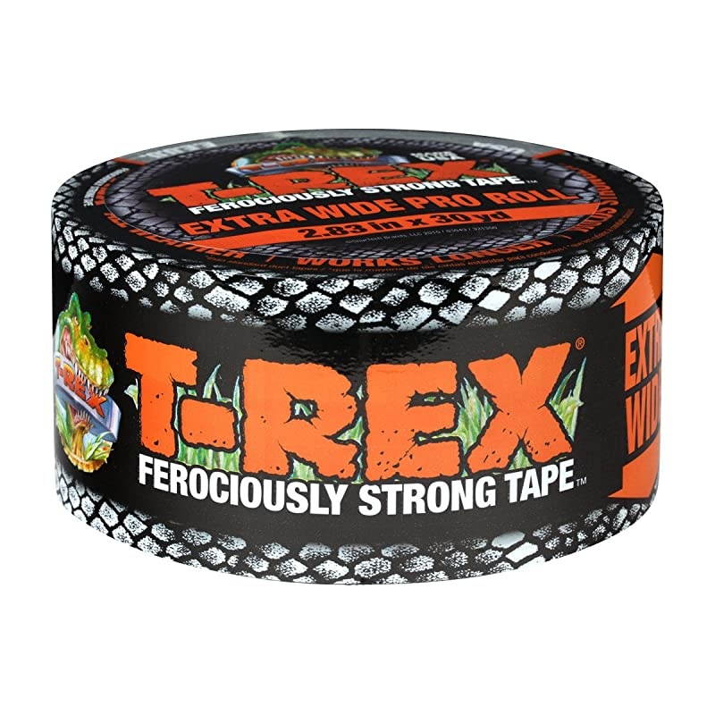 Ferociously Strong Tape, Duct Tape with UV Resistant & Waterproof Backing for Wood Brick Concrete and More, 30 yd x 2.83", Gunmetal Gray, 1-Roll (241358)