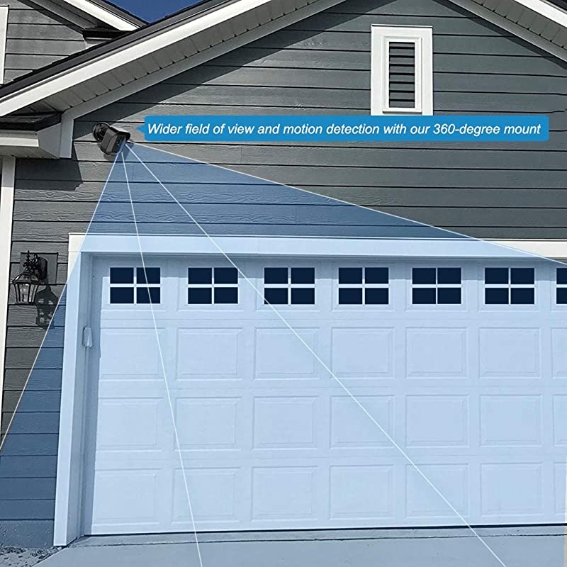 XT2 Camera Wall Mount Bracket Weatherproof Protective Cover and 360 Degree Adjustable Camera Mount with Sync Module Outlet Mount for XT2 Home Security Camera System Black 3 Pack