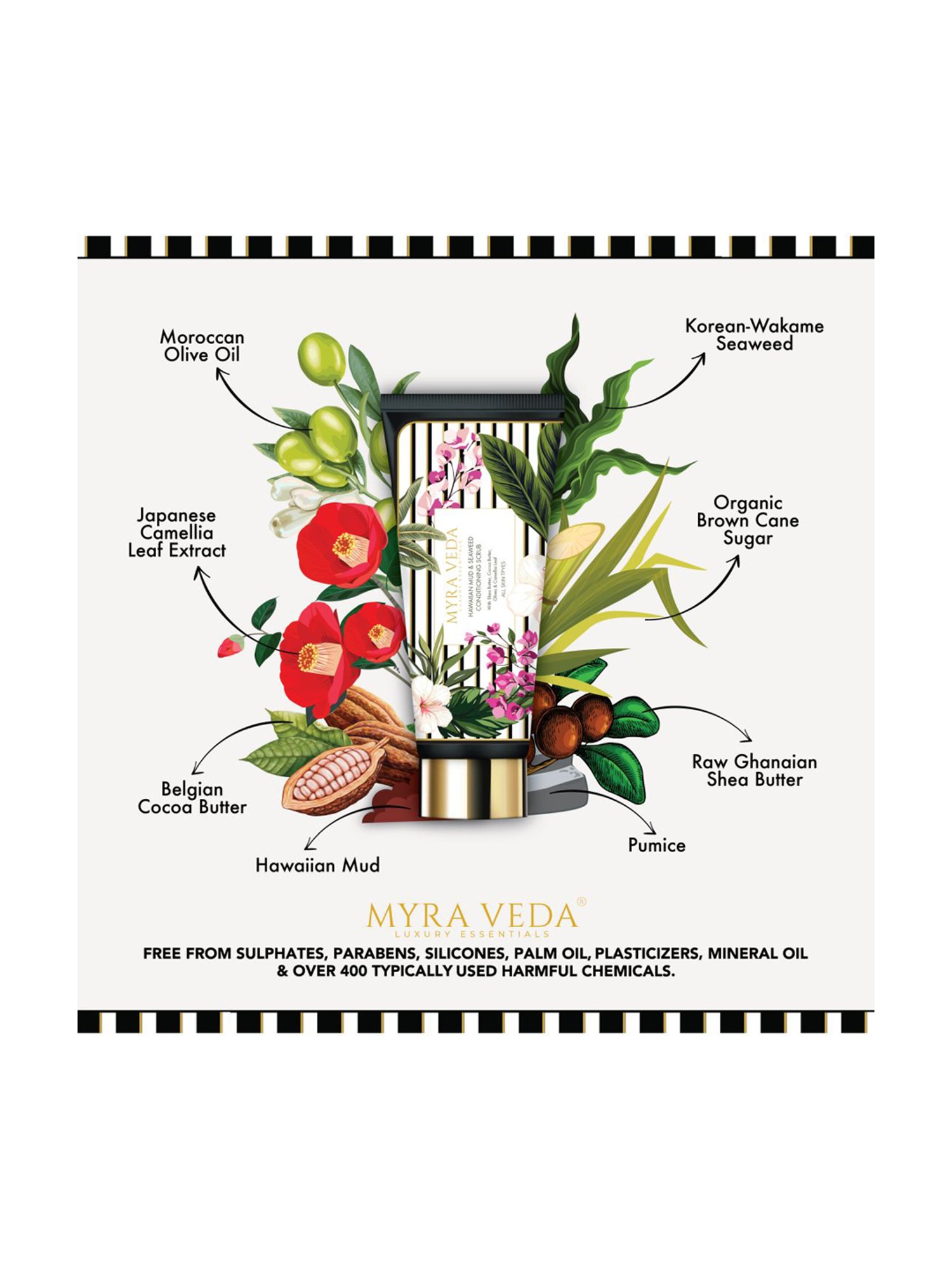 MYRA VEDA LUXURY ESSENTIALS Self-Care Day Combo - 150 gm