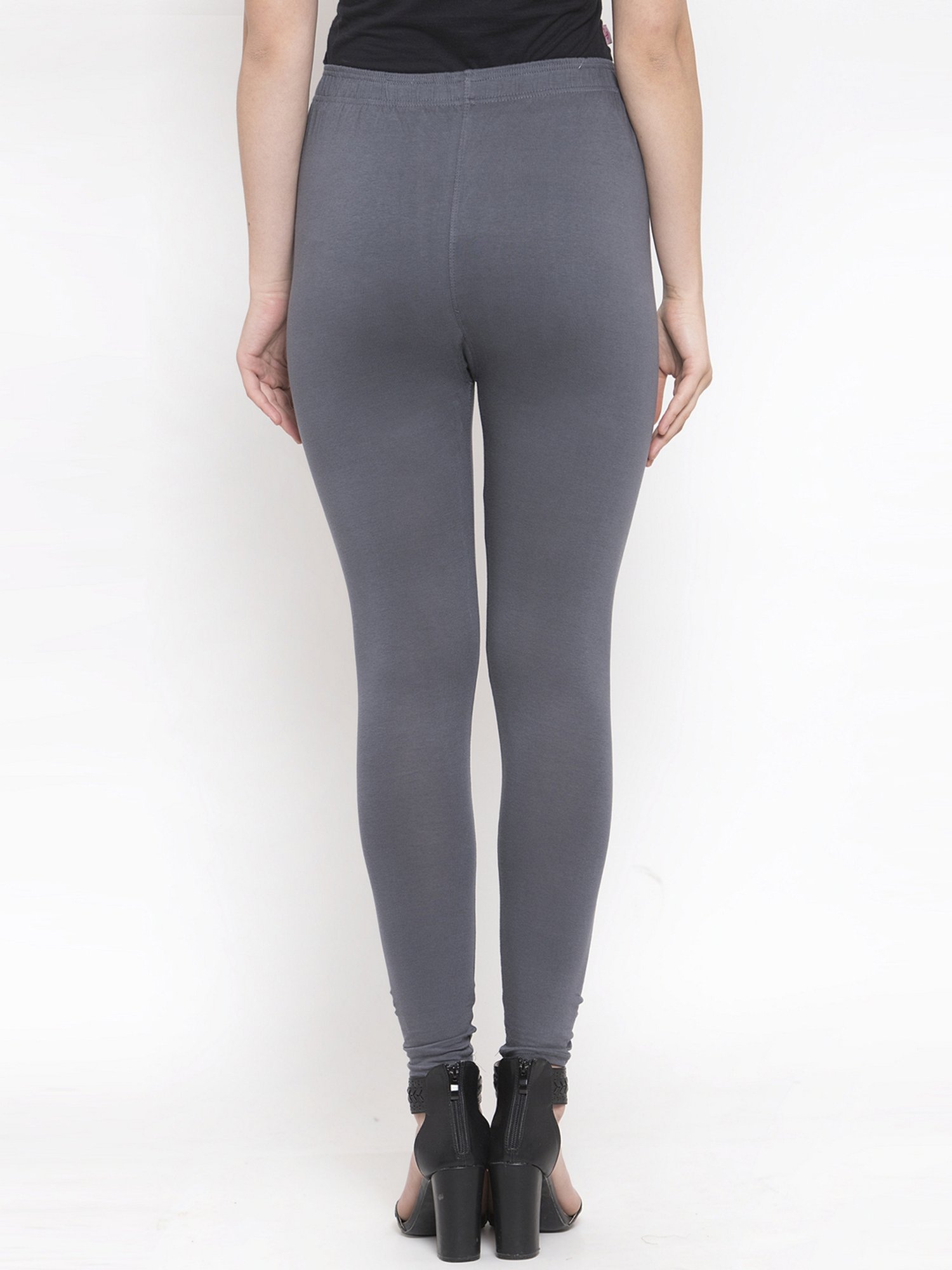 TAG 7 Red & Dark Grey Leggings - Pack of 2