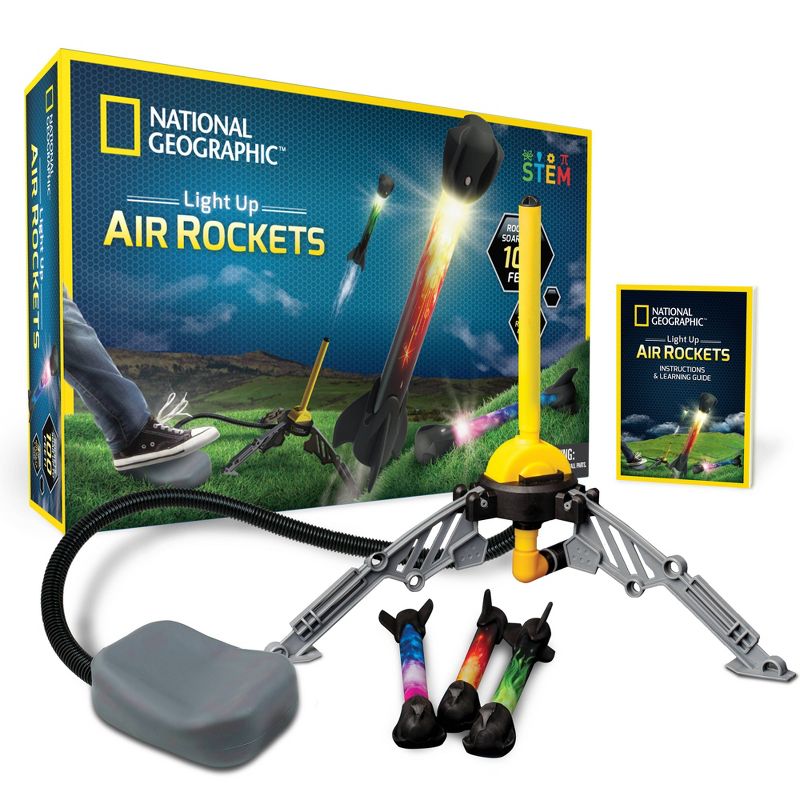 National Geographic Light Up Air Rockets Activity Set