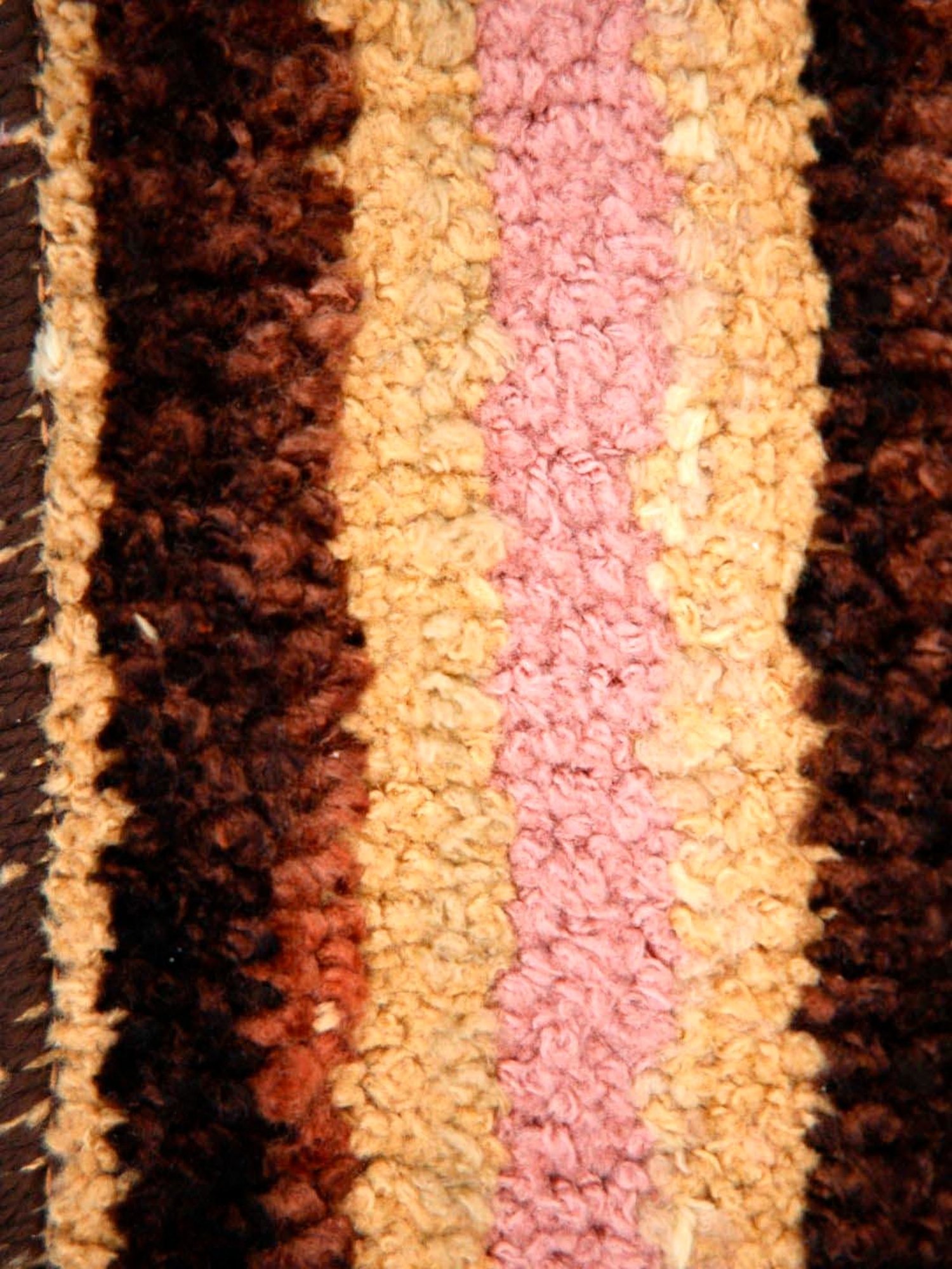 Ariana Beige & Brown Microfibre 1600 GSM Small Anti-Skid Supersoft Bath Mat - Set of 2