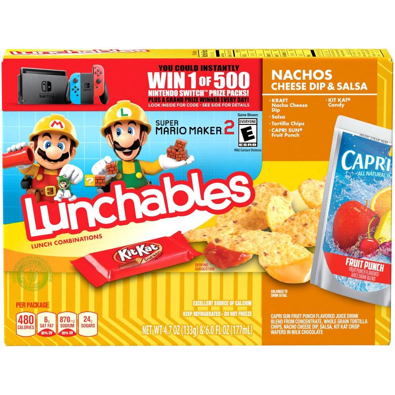 Oscar Mayer Lunchables Nachos with Cheese Dip and Salsa - 4.7oz