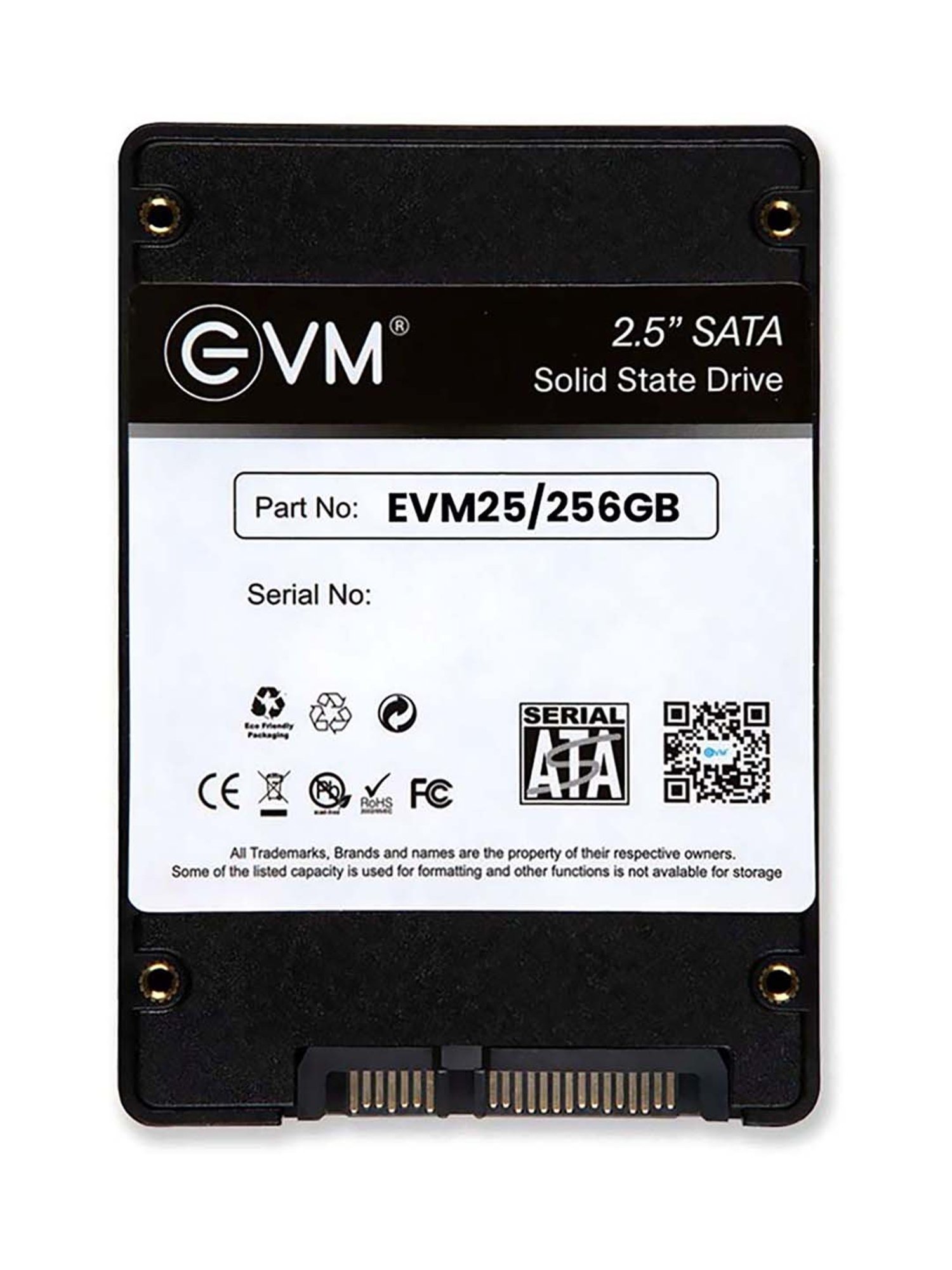 EVM EVM25 256GB 2.5 inch SATA Internal SSD (Black)