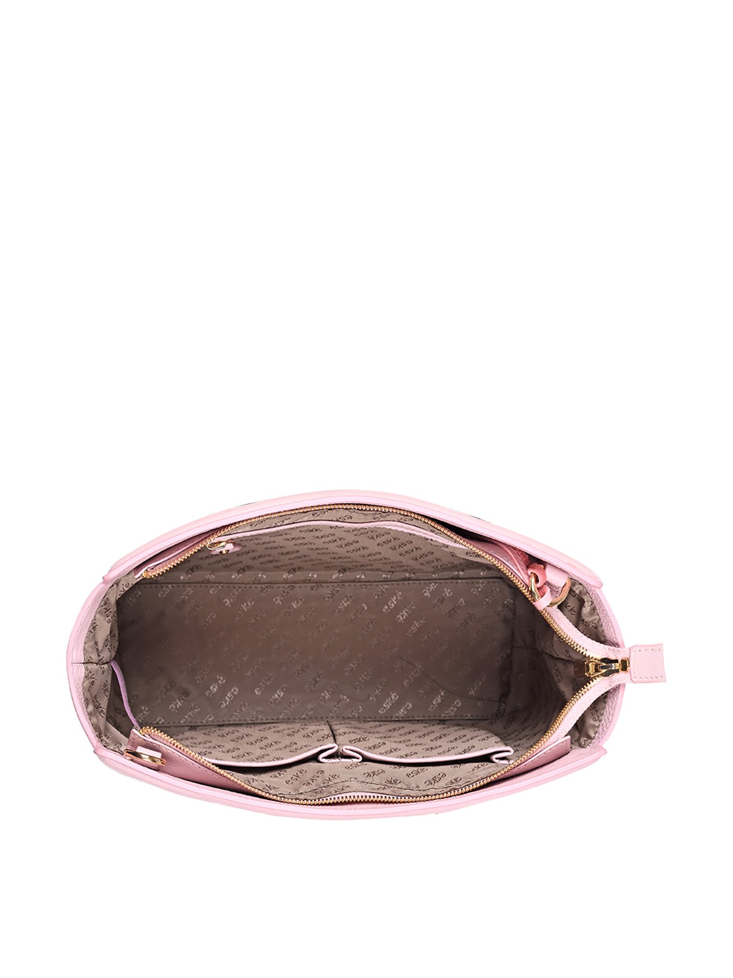 Eske Lucie Pink Printed Large Satchel Handbag