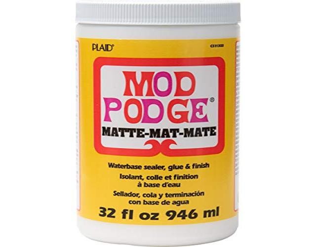 Mod Podge Waterbase Sealer, Glue and Finish 32Ounce, CS11303 Matte Finish