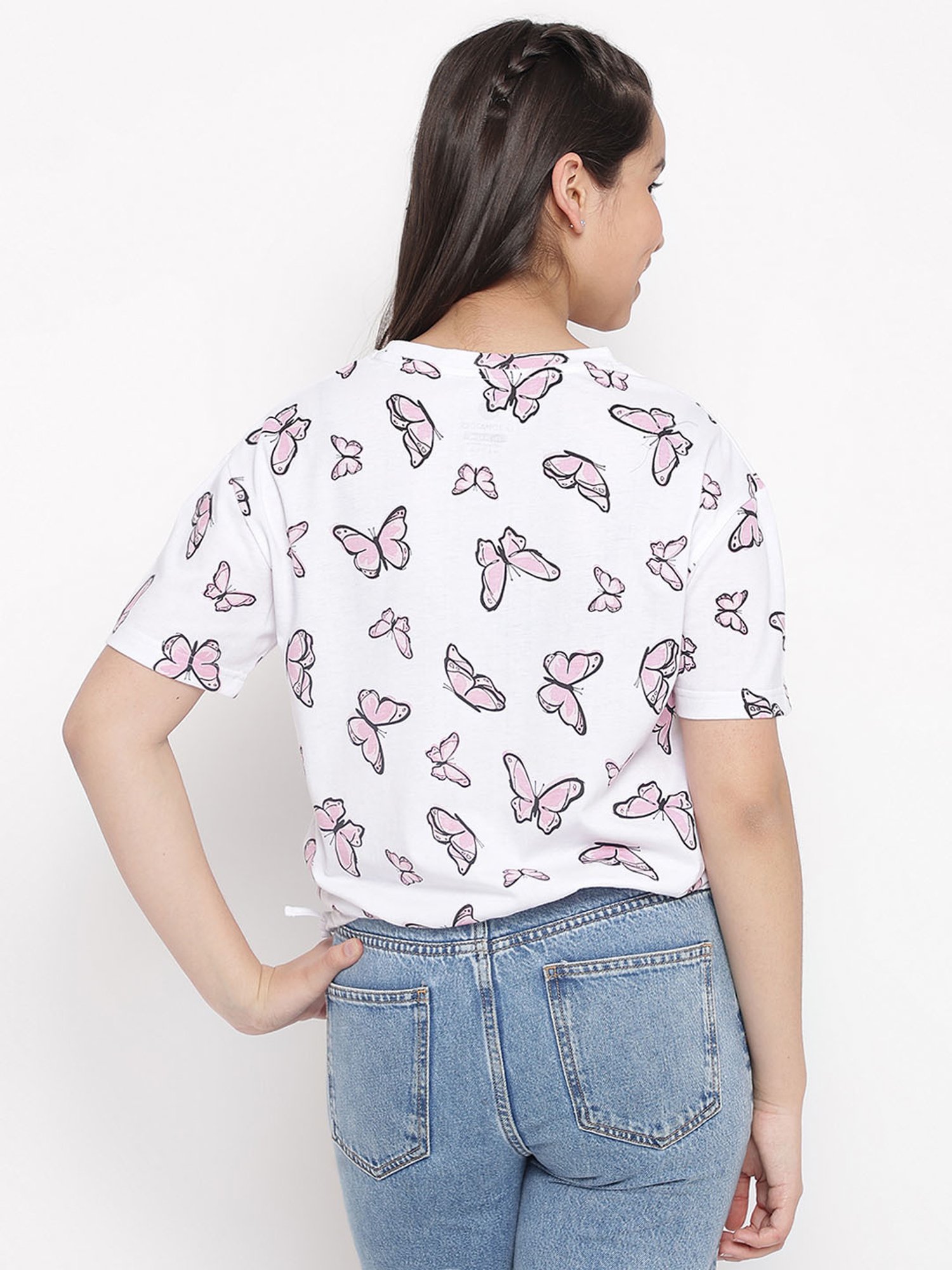 Lil Tomatoes Kids White Printed Top