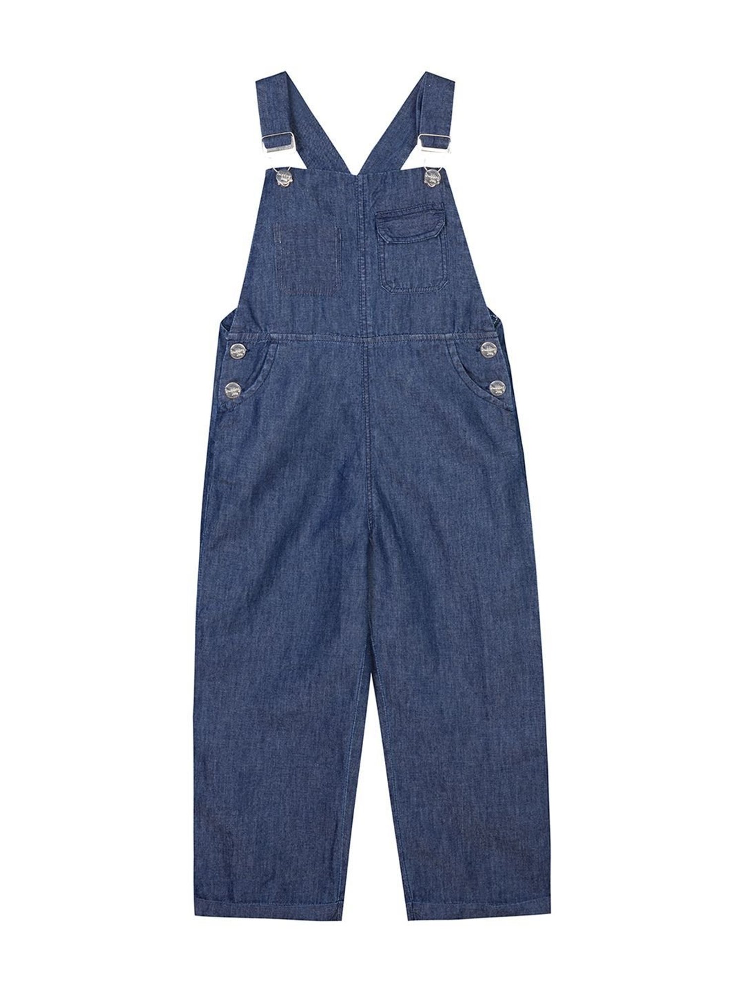 Budding Bees Kids Blue Regular Fit Jumpsuits