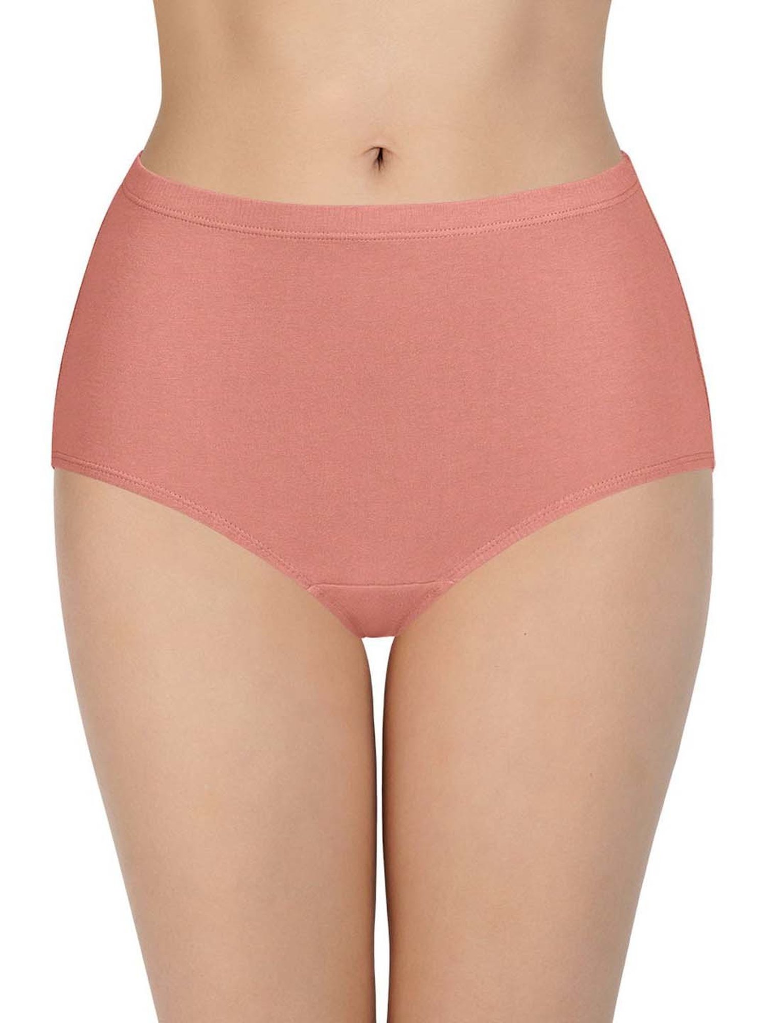 Every De by Amante Navy & Peach Cotton Hipster Panties - Pack Of 3