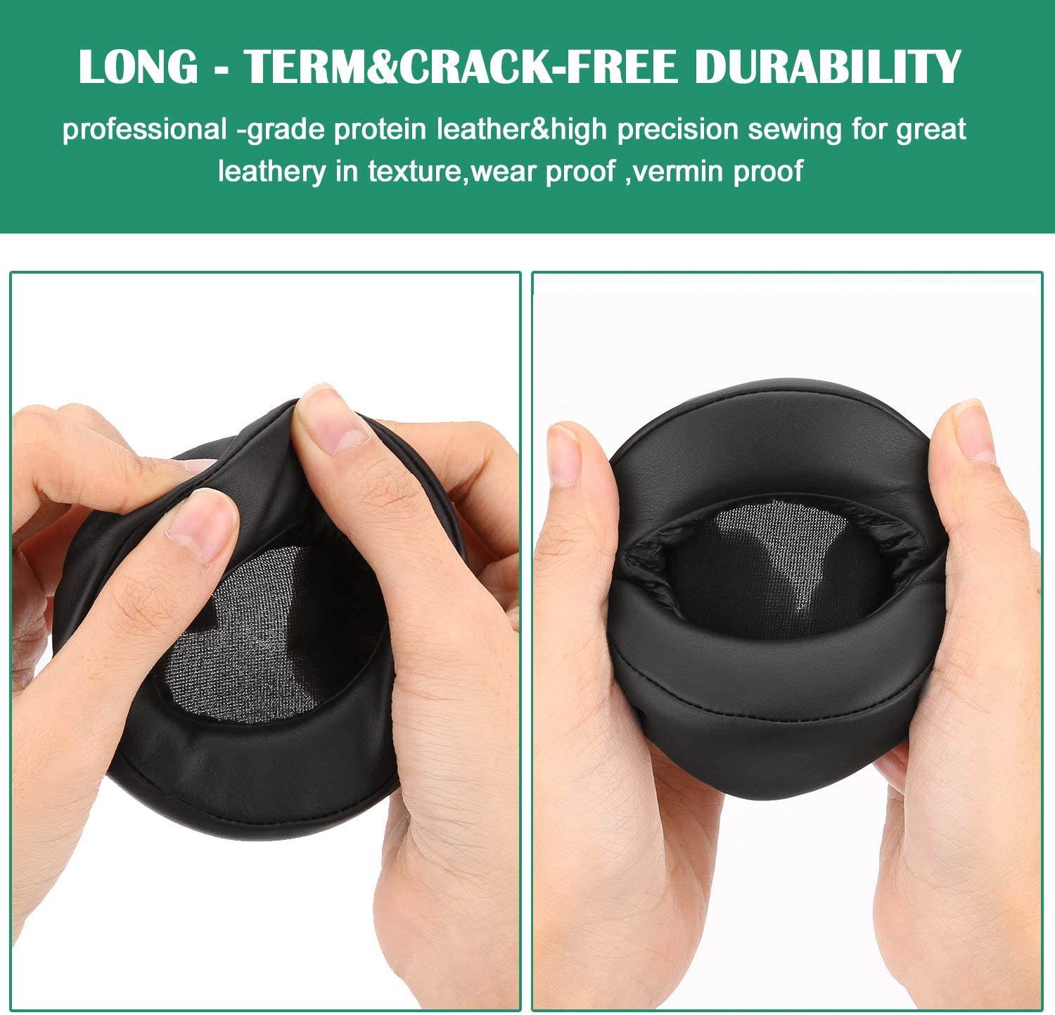 Replacement Ear Pads Earpads Cup Cover Memory Foam Cushion for Sony MDR-XB950BT XB950B1 XB950N1 XB950AP Bluetooth Wireless Headphones, 2 Pieces