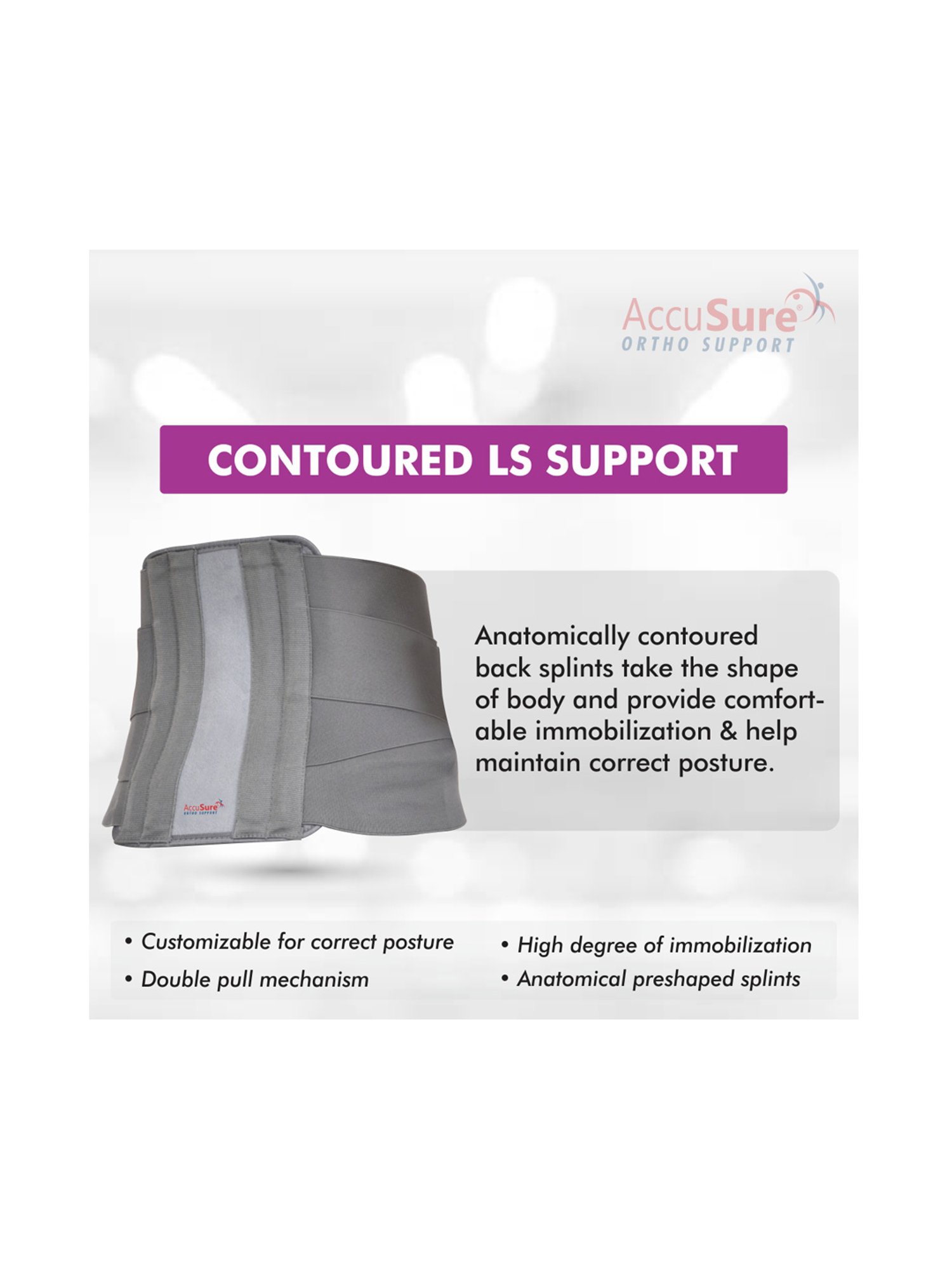 HealthSense Posture Corrector for Men, Back Pain Relief with Back Support Belt (Small) - Black