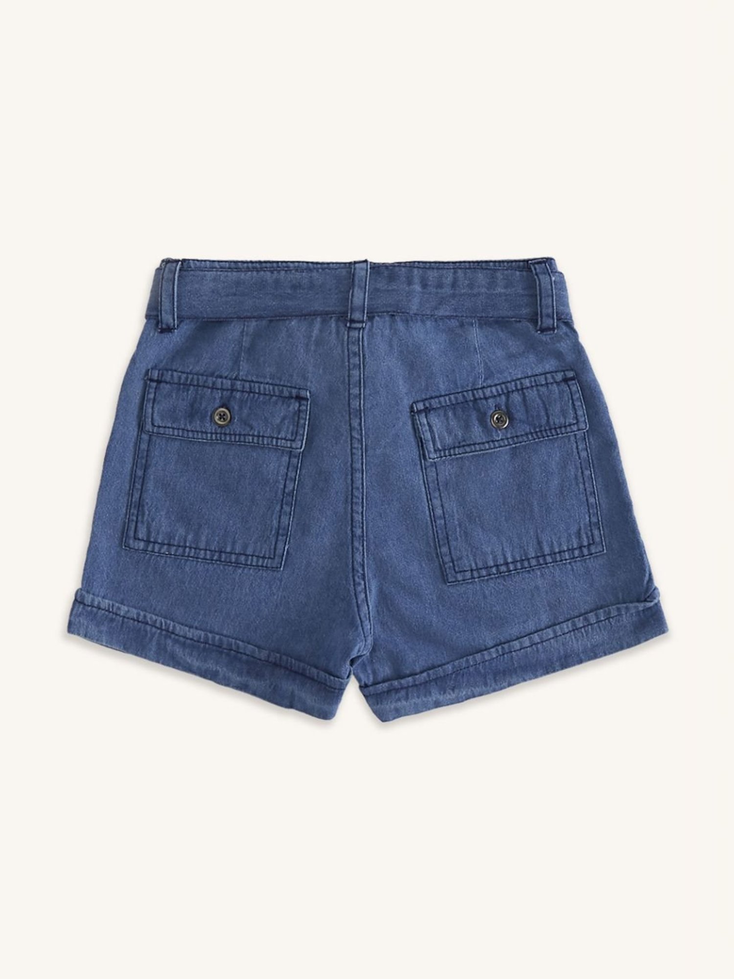 HELLCAT Kids Yellow & Navy Printed Shorts (Pack Of 2)