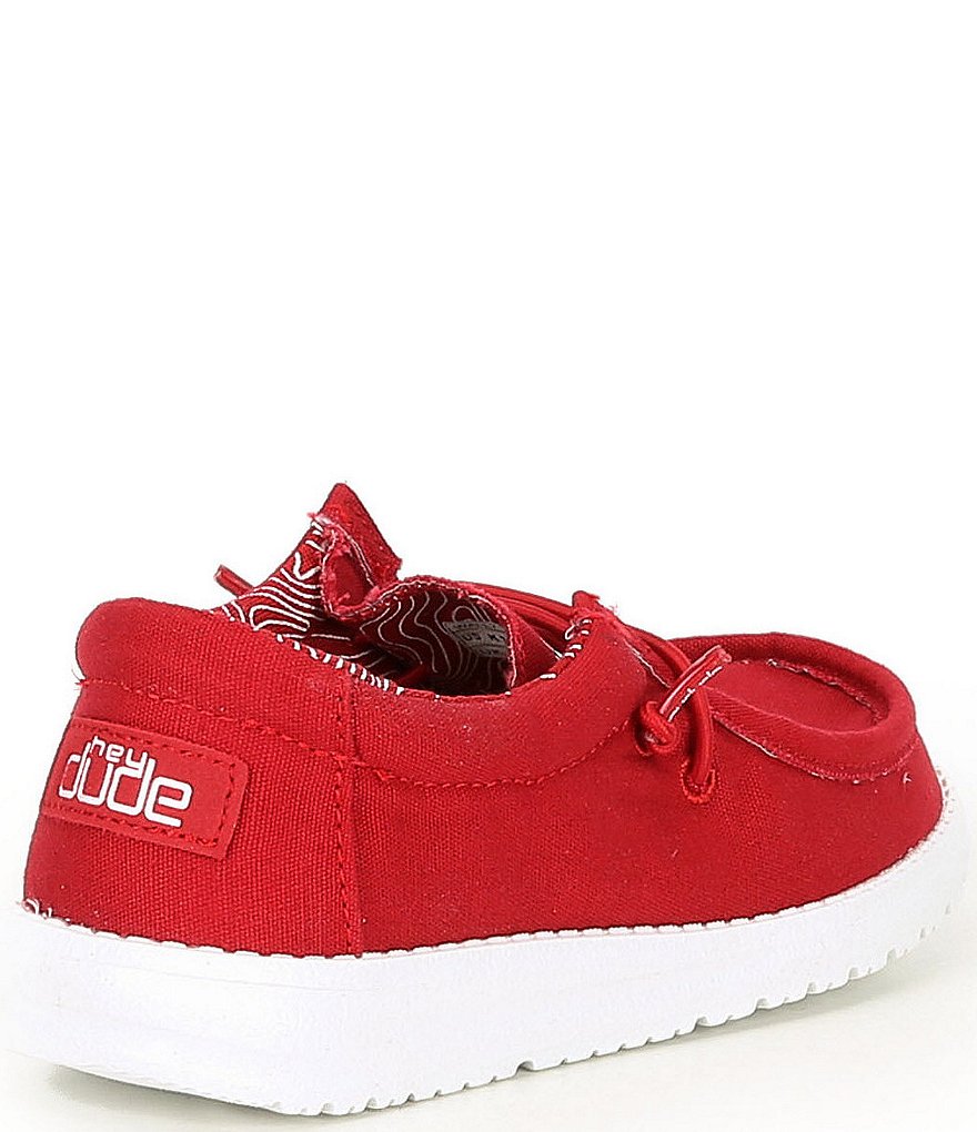 Hey Dude Boys' Wally Canvas Washable Slip-On Sneaker (Youth)
