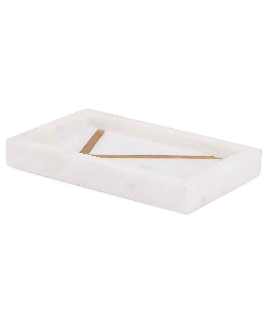Kassatex Marble Brass Soap Dish