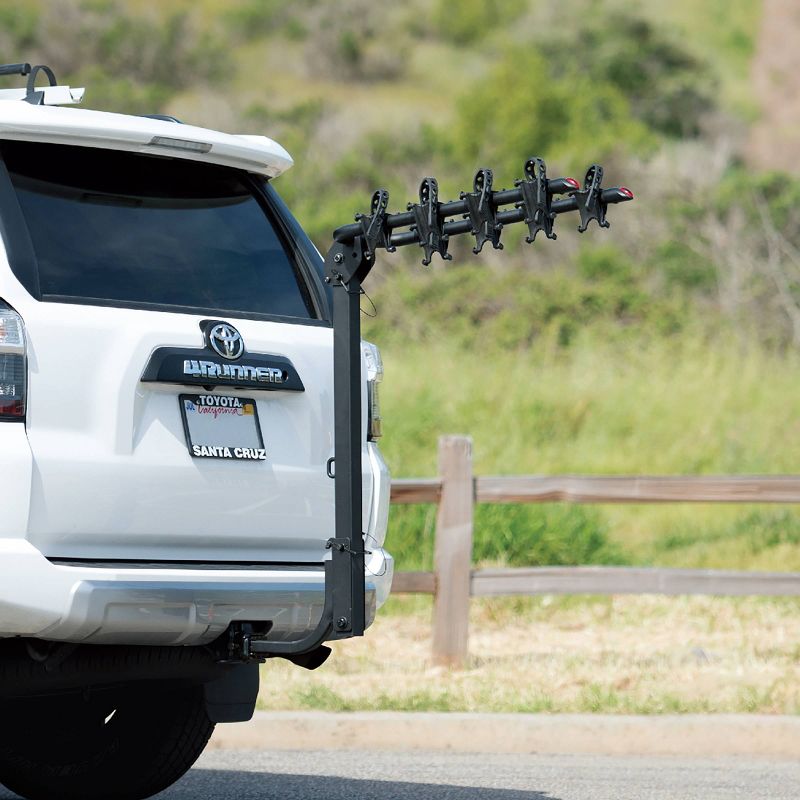 Bell Hitchbiker 450 4-Bike Hitch Rack with Stability - Black