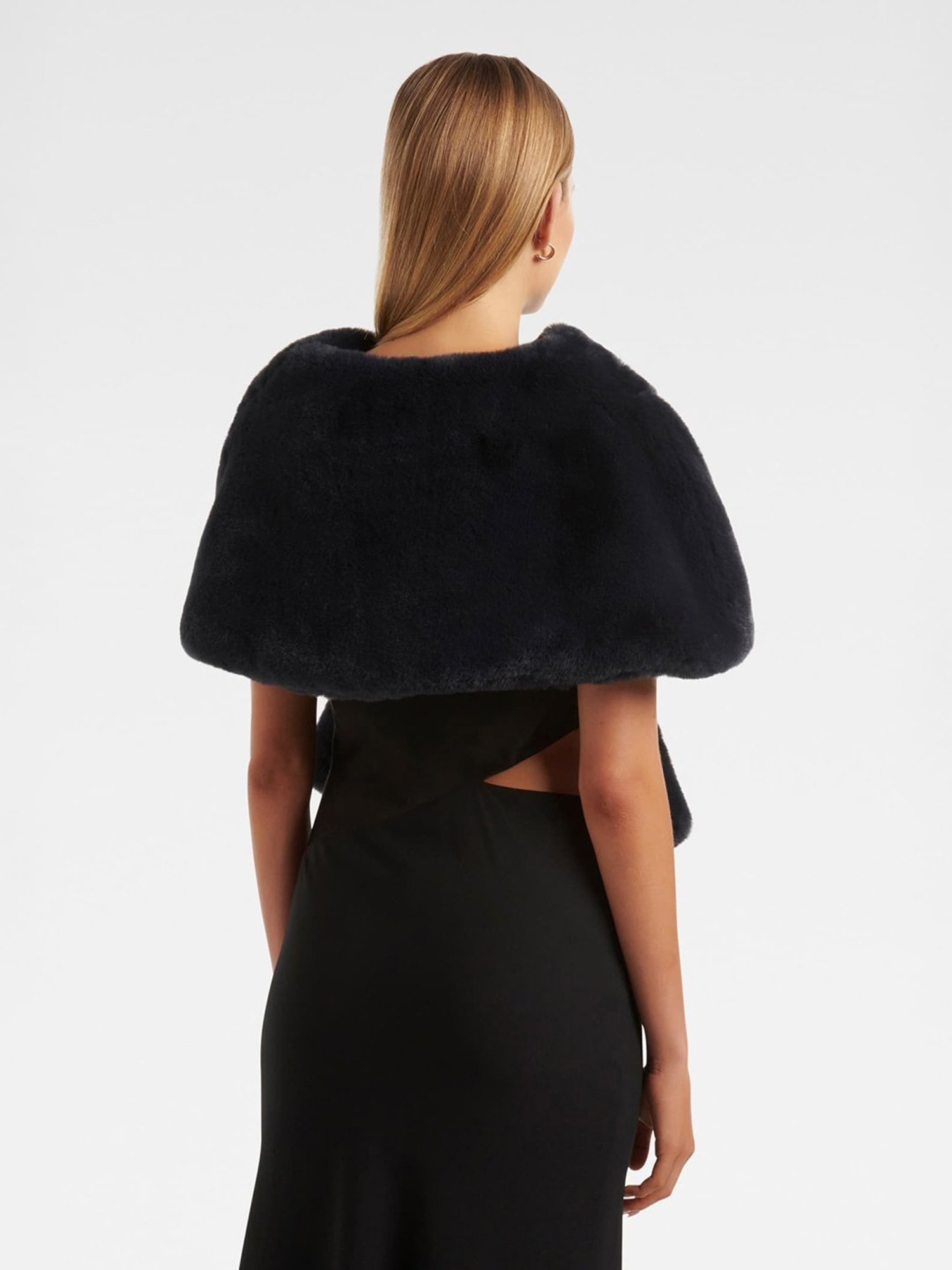 Forever New Sophia Faux Fur Wrap Cape