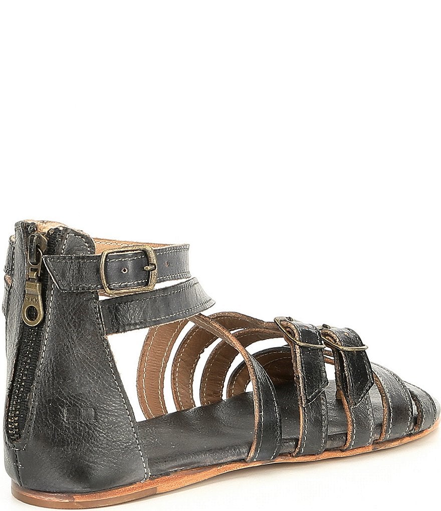 Bed Stu Miya Leather Banded Toe Ring Sandals