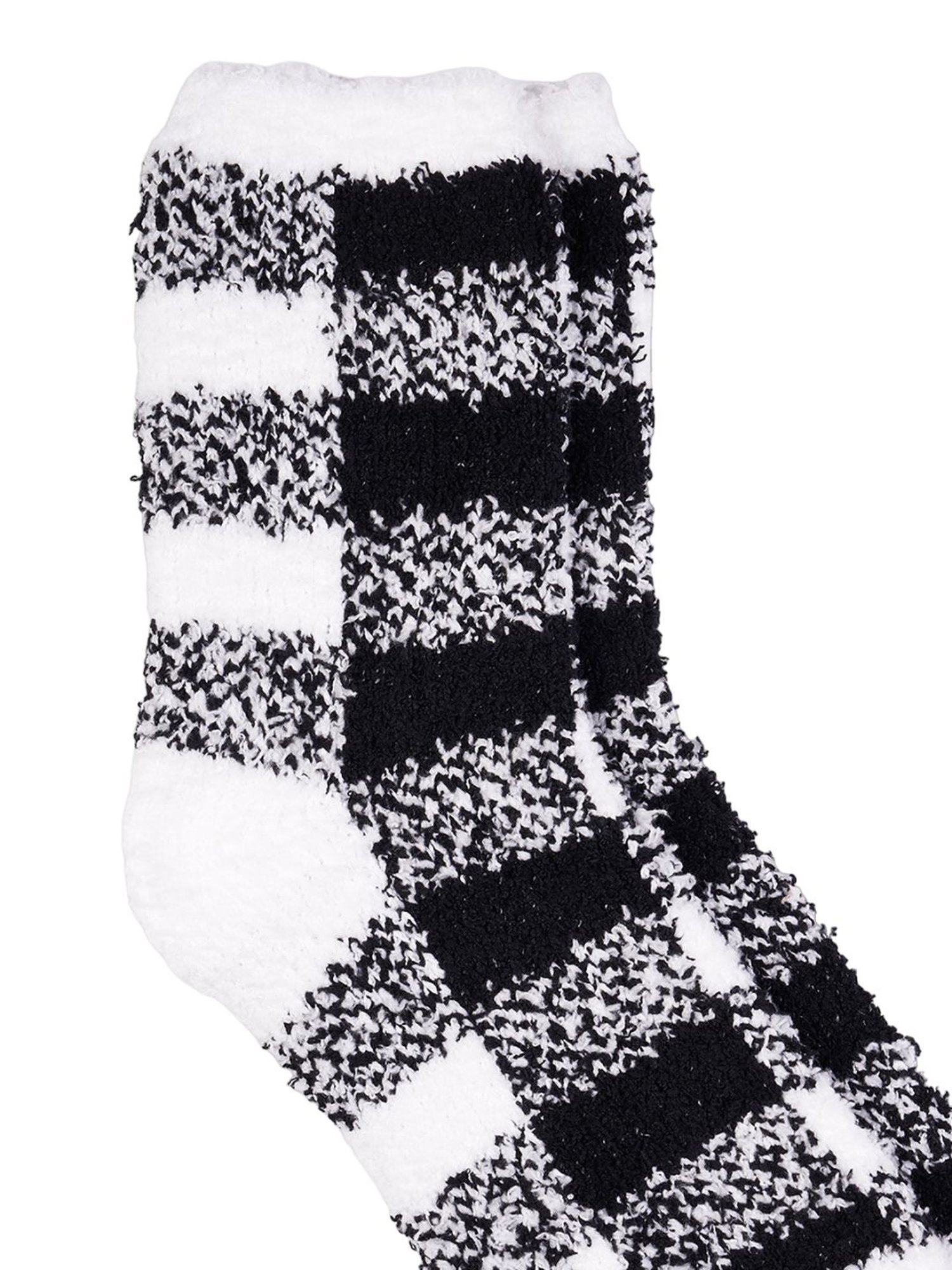 Pantaloons Junior Black & White Polyester Striped Socks