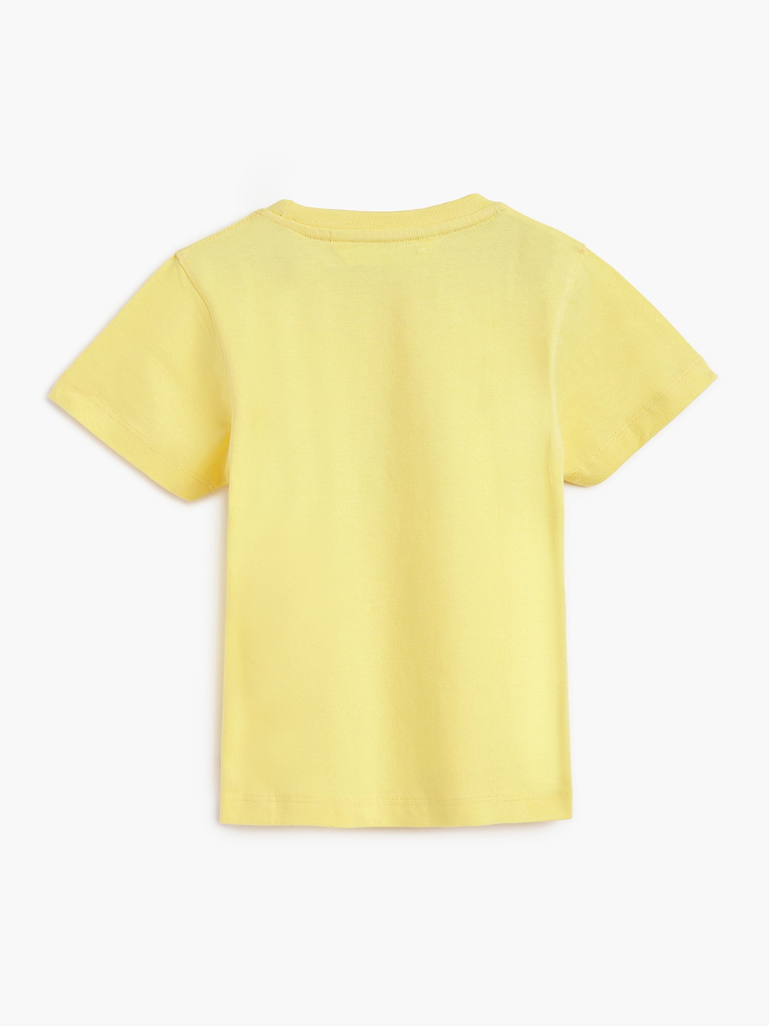 Campana Kids Yellow Printed T-Shirt
