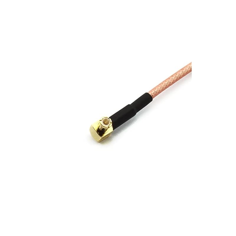 2pcs RG316 Wire Jumper 15cm BNC Female to MCX Male Right Angle with Connecting Line RF Coaxial Coax Cable Antenna Extender Cable Adapter Jumper