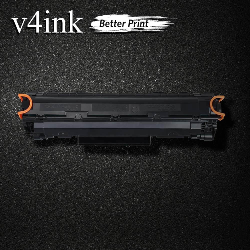 V4INK Compatible CF283X Toner Cartridge Replacement for HP 83X CF283X 83A CF283A for use in HP Laserjet Pro MFP M127fw M127fn M125nw M201dw M201n M225dn M225dw M125a Series Printer (Black, 2 Pack)
