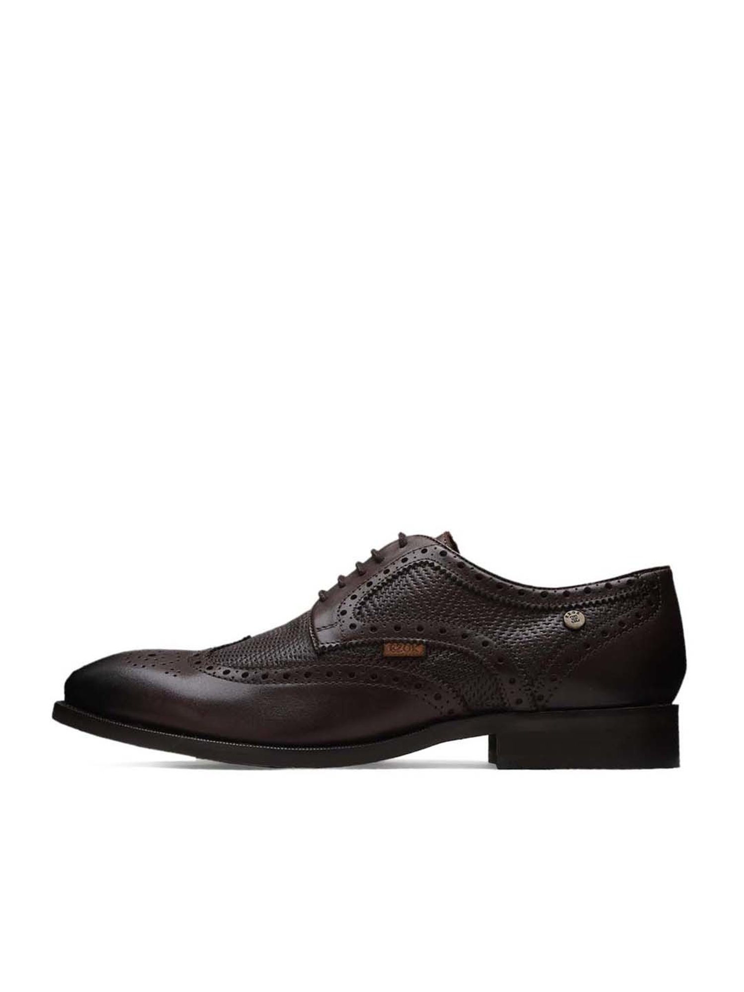 EZOK Men's Brown Brogue Shoes