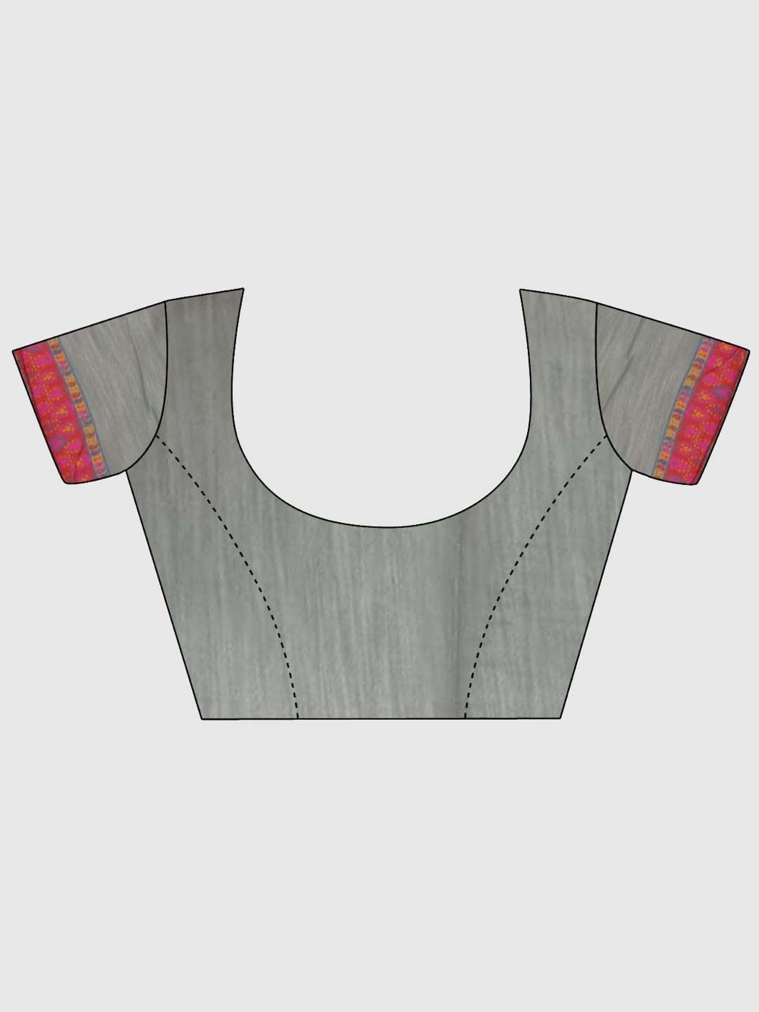 Elora Multicolored Linen Woven Saree With Unstitched Blouse