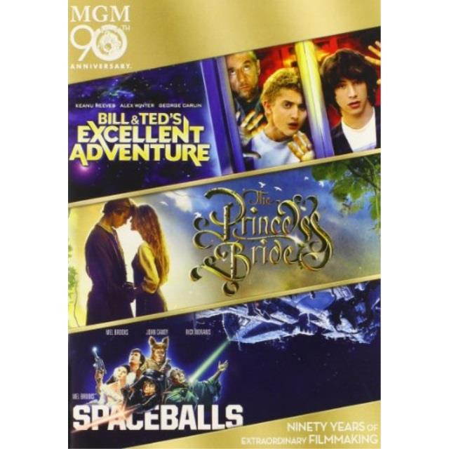 bill & ted's excellent adventure / the princess bride / spaceballs triple feature
